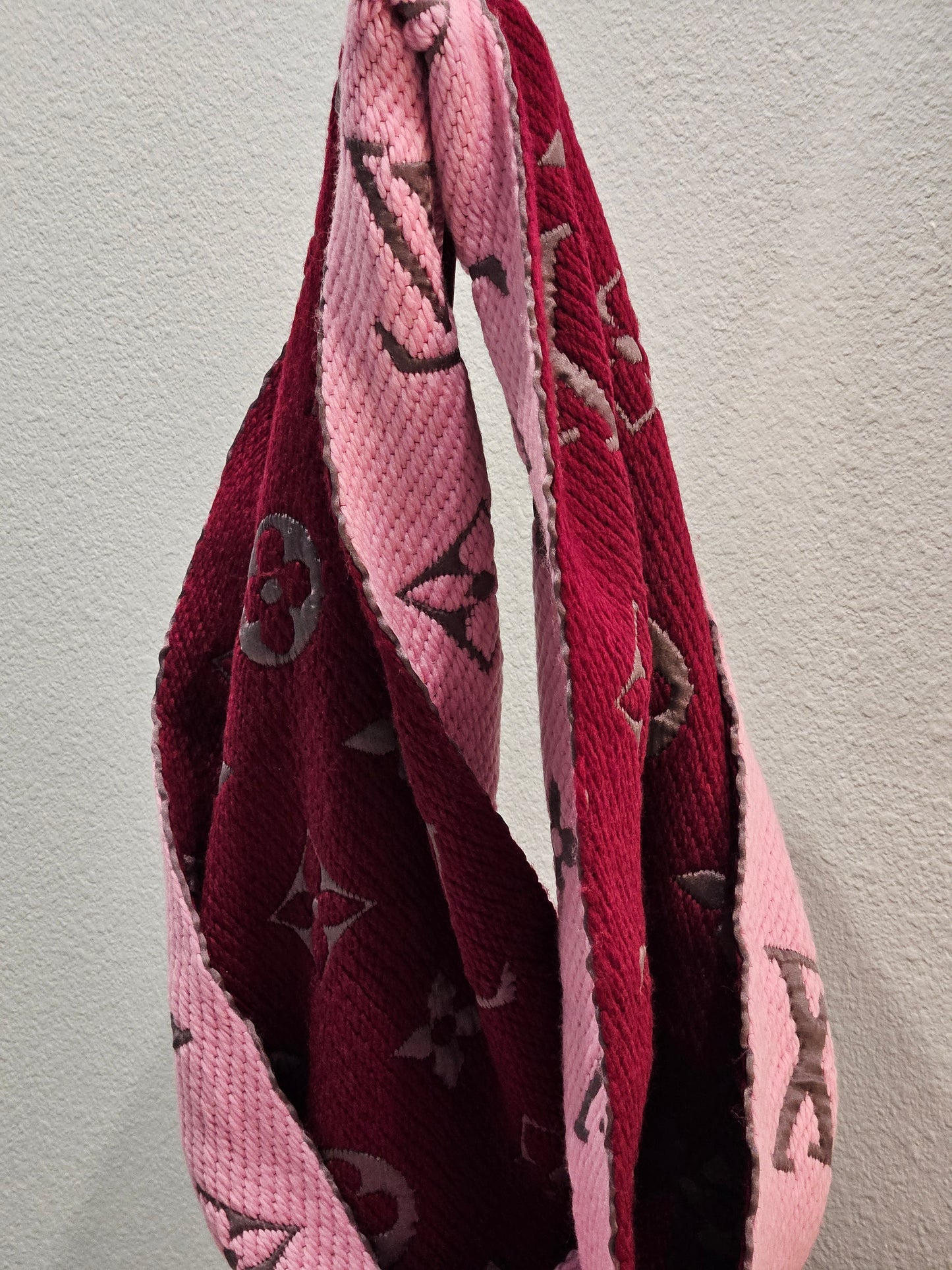 Pre-Loved Louis Vuitton Duo Logomania Wool and Silk Scarf