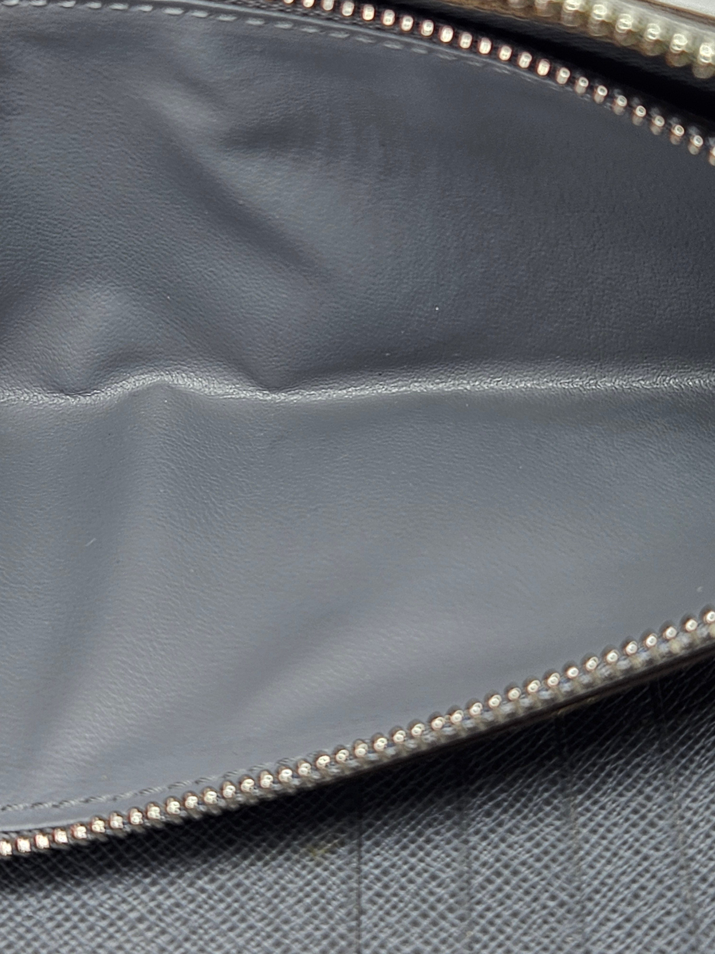 Louis Vuitton Zippy Vertical Wallet – Taiga Leather Ardoise | Pre-Owned