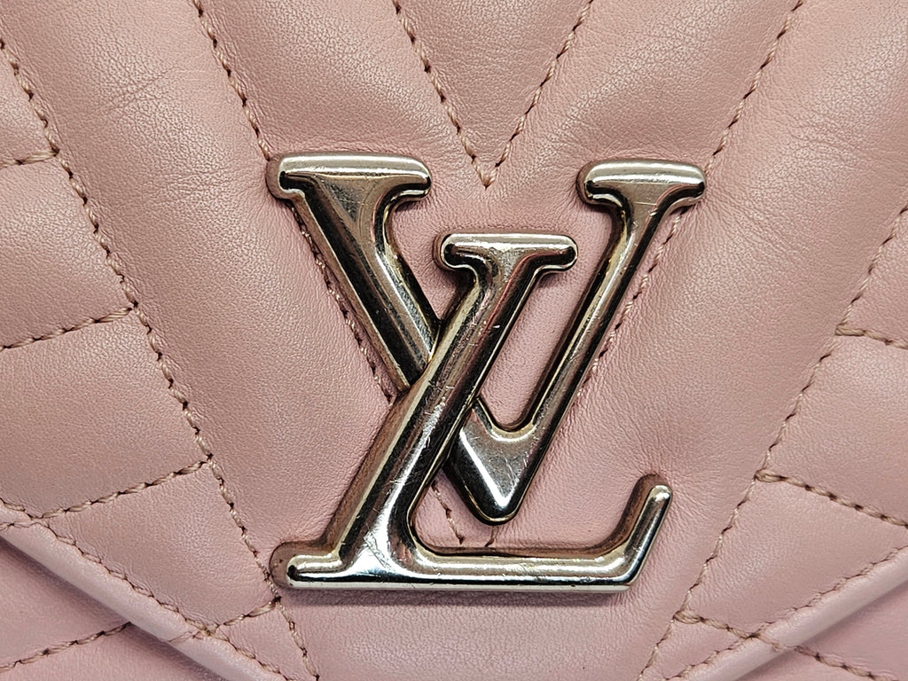 Louis Vuitton New Wave Wallet Wristlet – Calfskin Leather | Pre-Owned