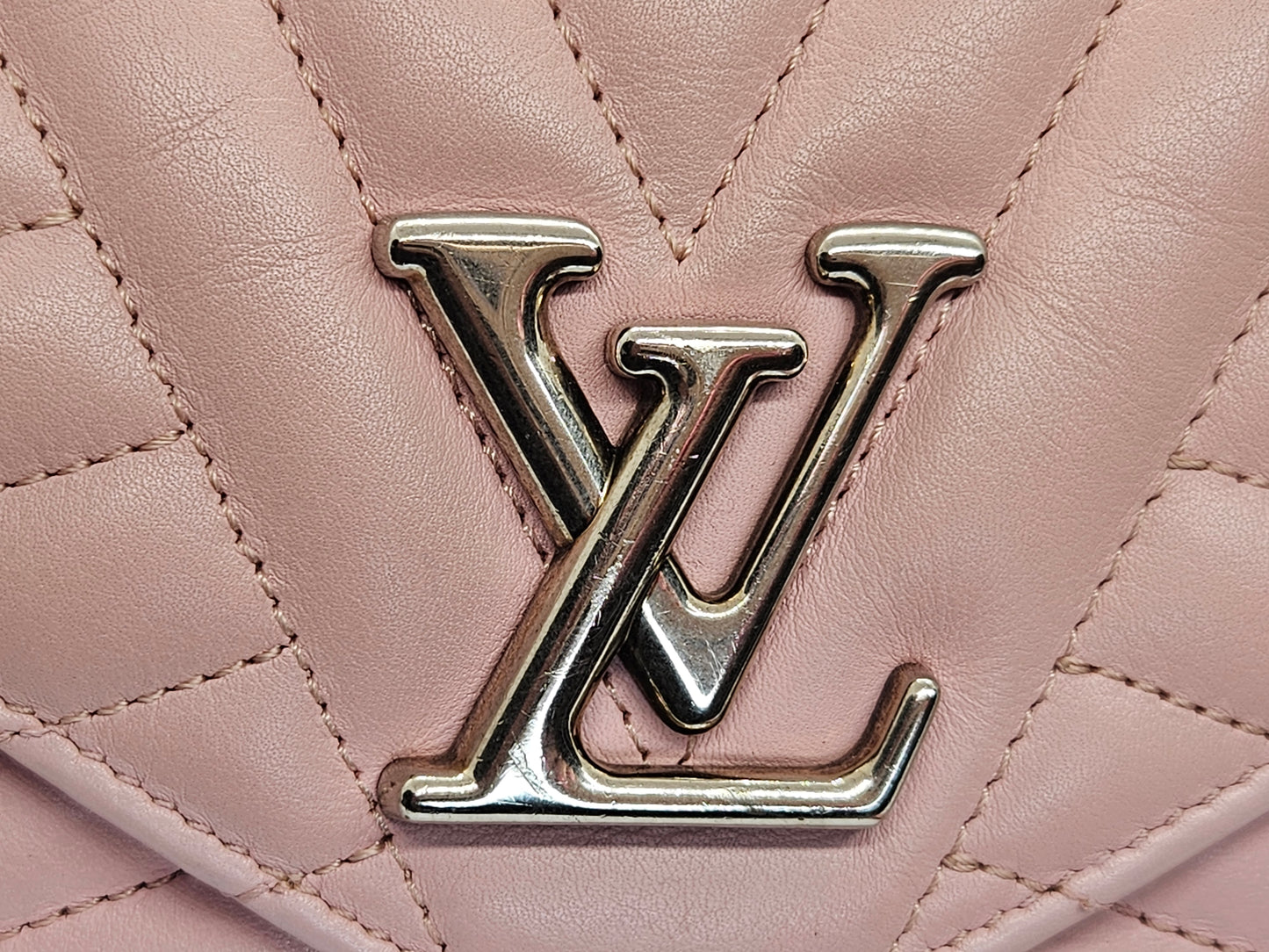 Pre-Loved Louis Vuitton New Wave Wallet Wristlet - Pink