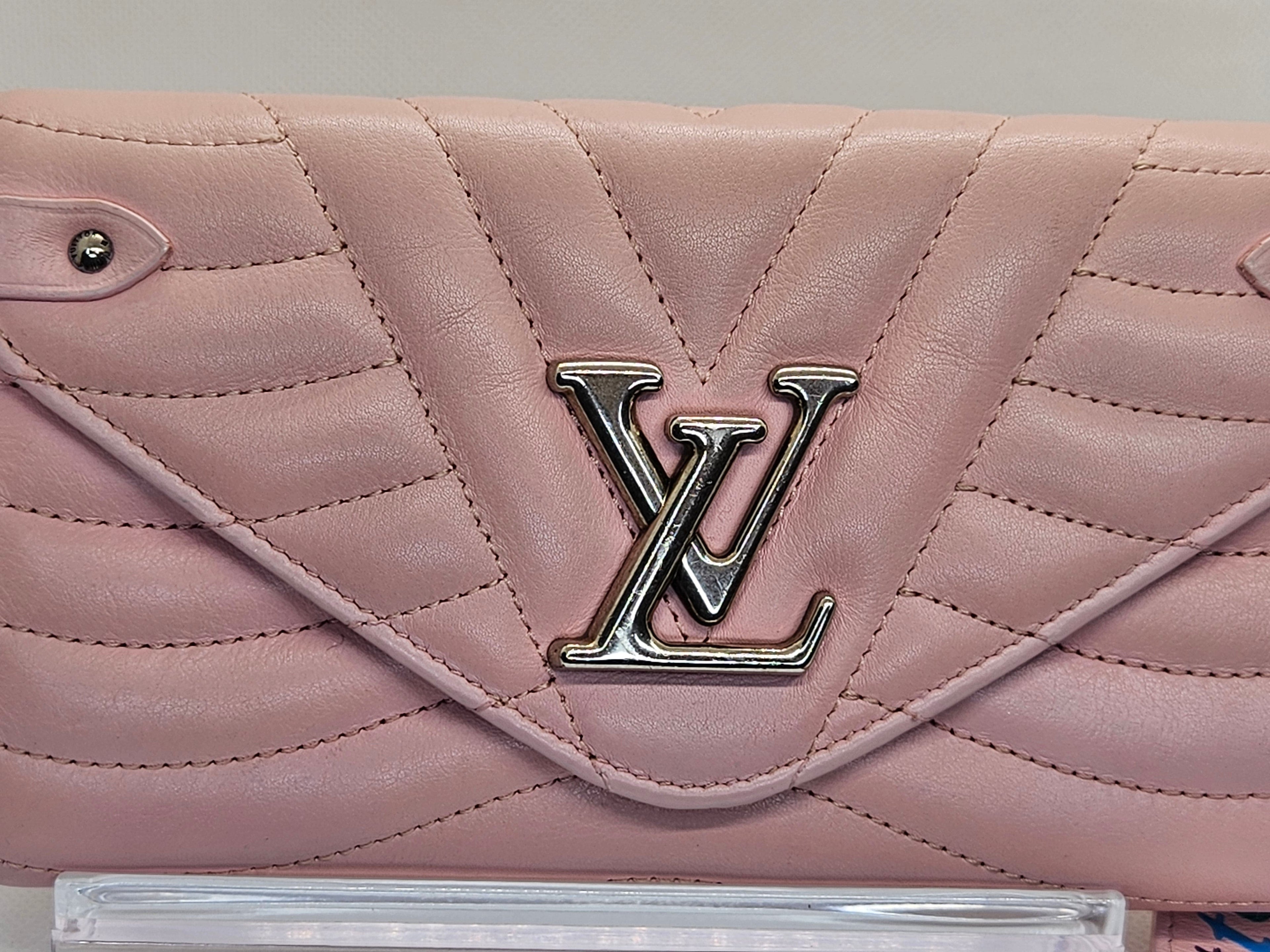Louis Vuitton New Wave Wallet Wristlet – Calfskin Leather | Pre-Owned