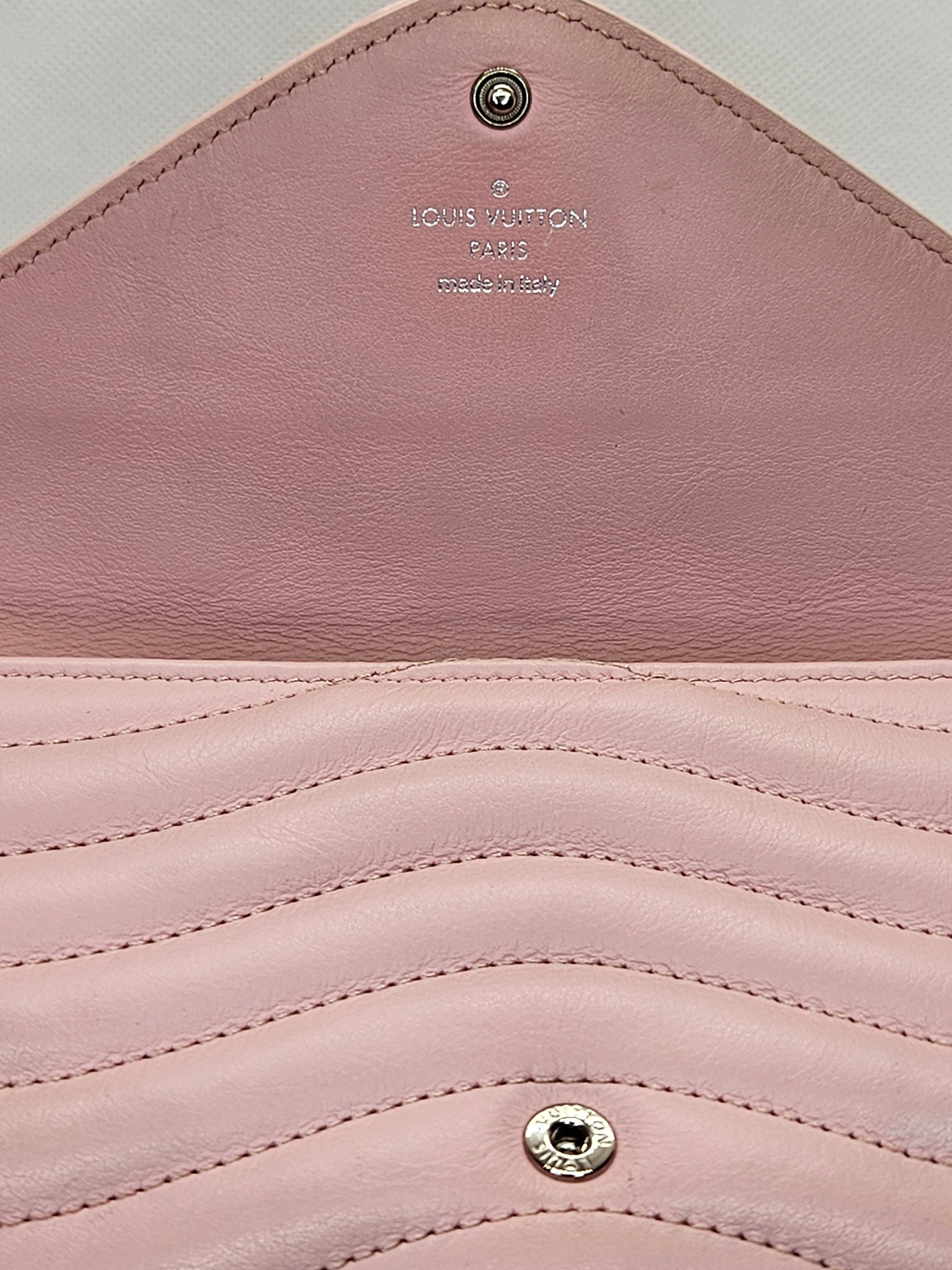 Louis Vuitton New Wave Wallet Wristlet – Calfskin Leather | Pre-Owned