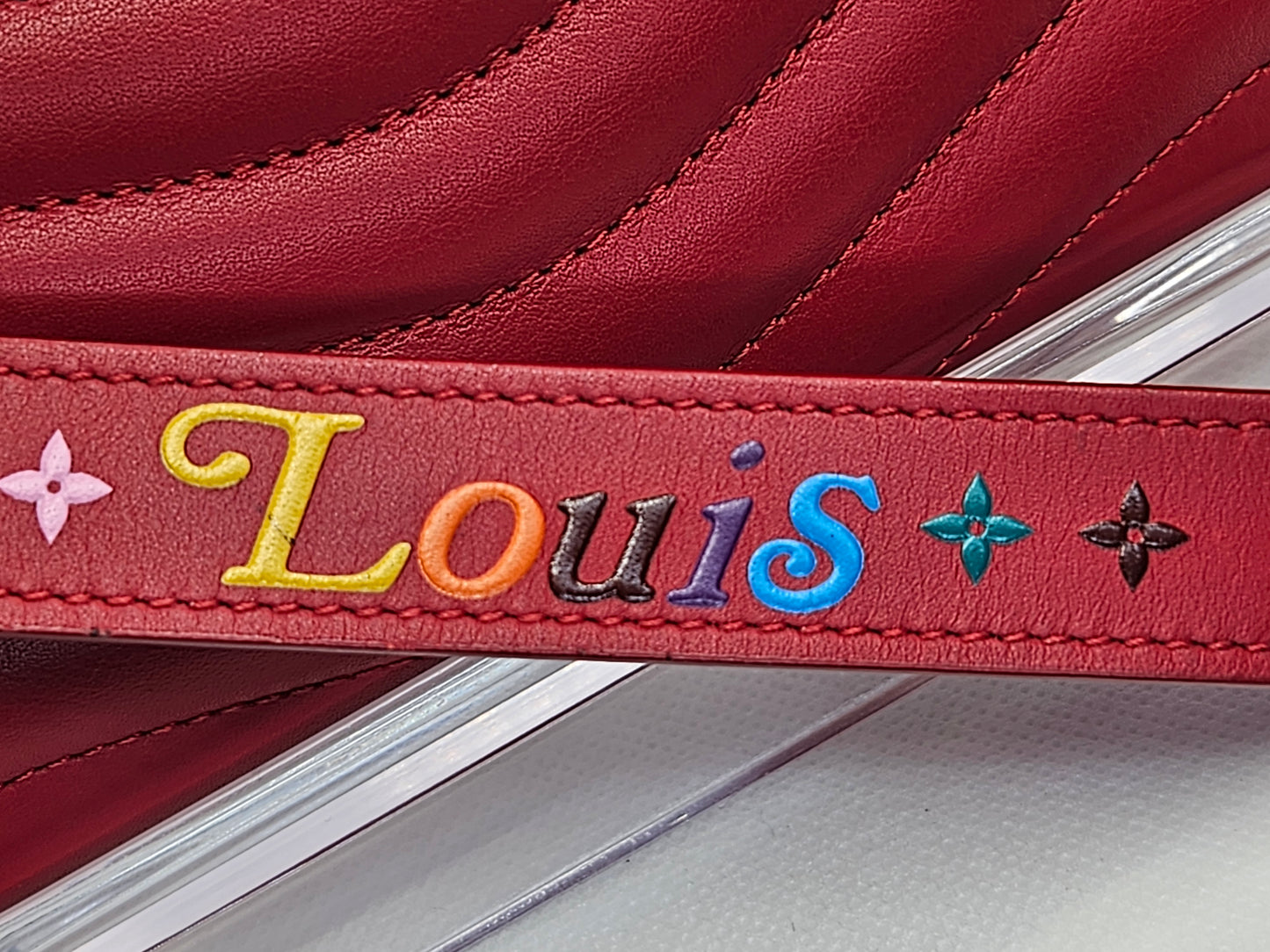 Pre-Loved Louis Vuitton New Wave Wallet Wristlet - Red "Sold Out"