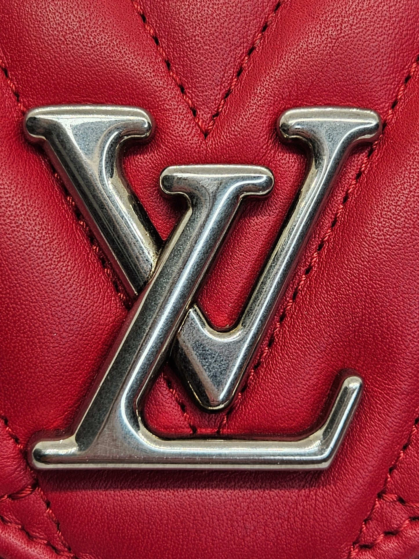 Pre-Loved Louis Vuitton New Wave Wallet Wristlet - Red "Sold Out"