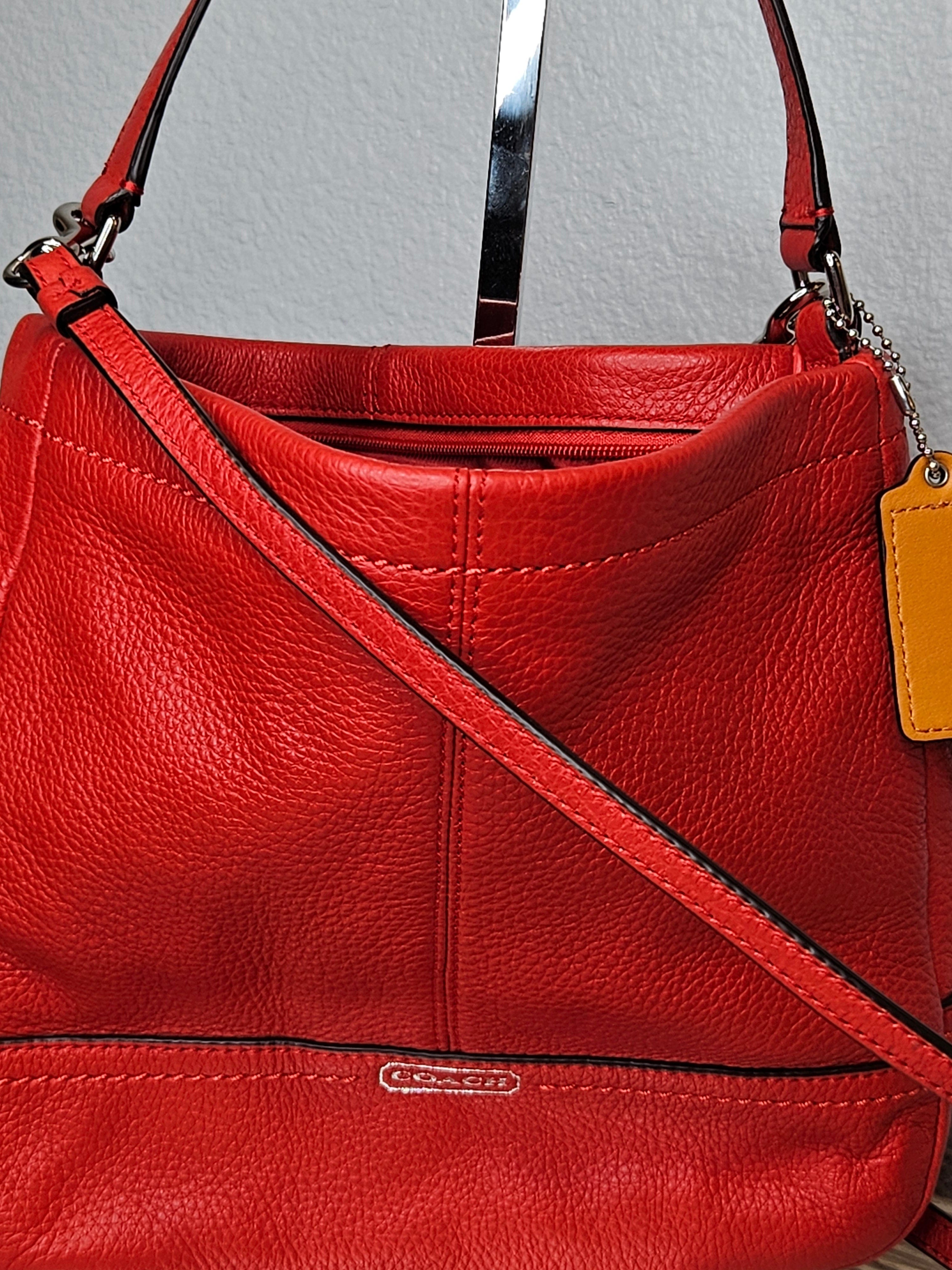 Coach Park Leather Shoulder Bag Mini -Pre-Owned