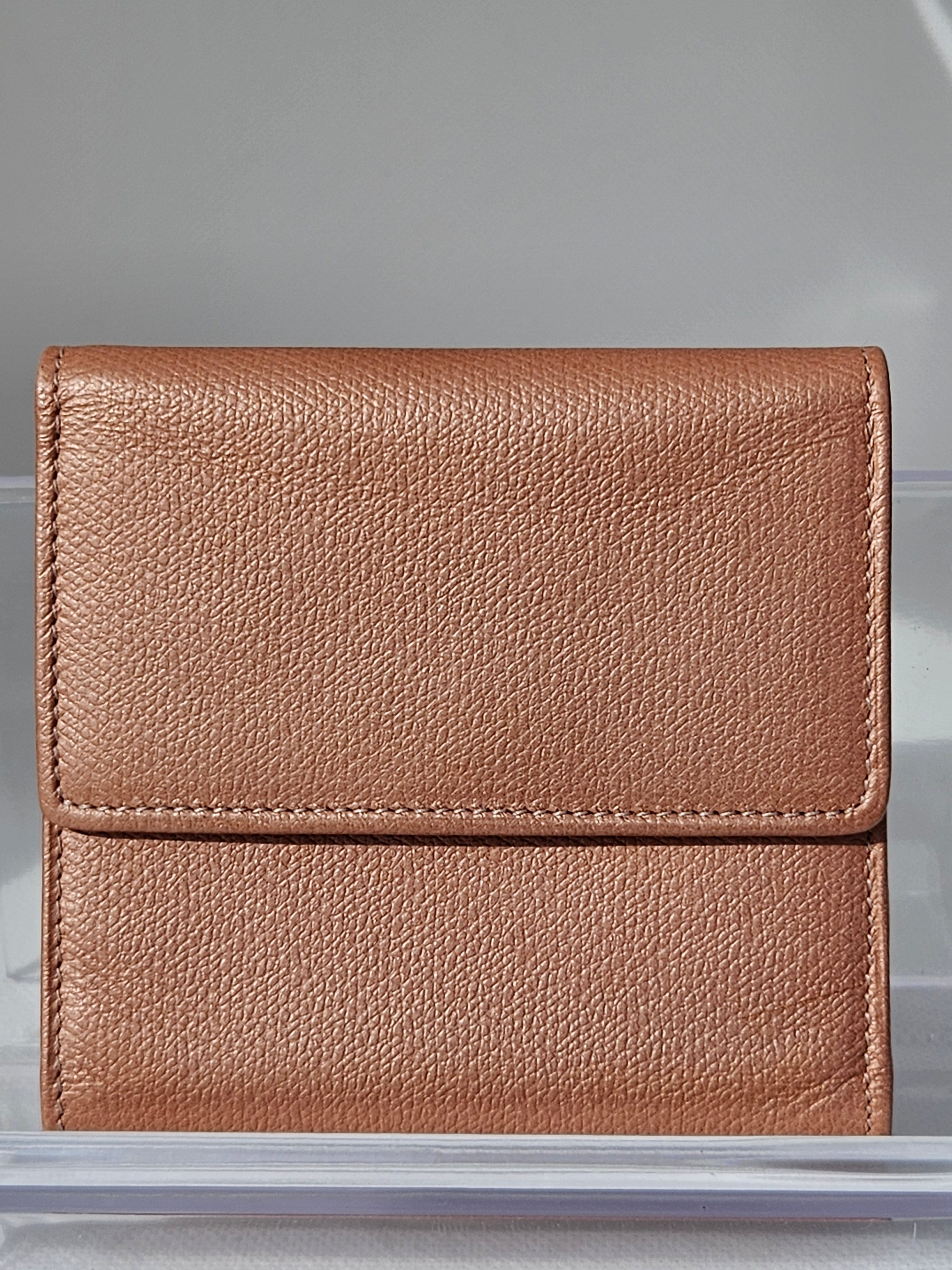 Chanel Short Leather Tri-Fold Wallet -Pre-Owned