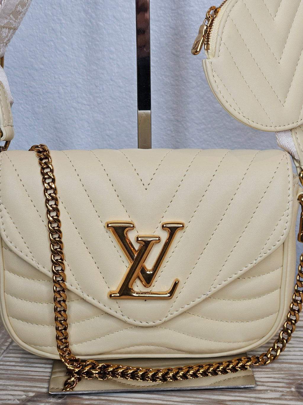 Louis Vuitton Multi Pochette – Yellow Leather | Chain & Strap | Pre-Owned