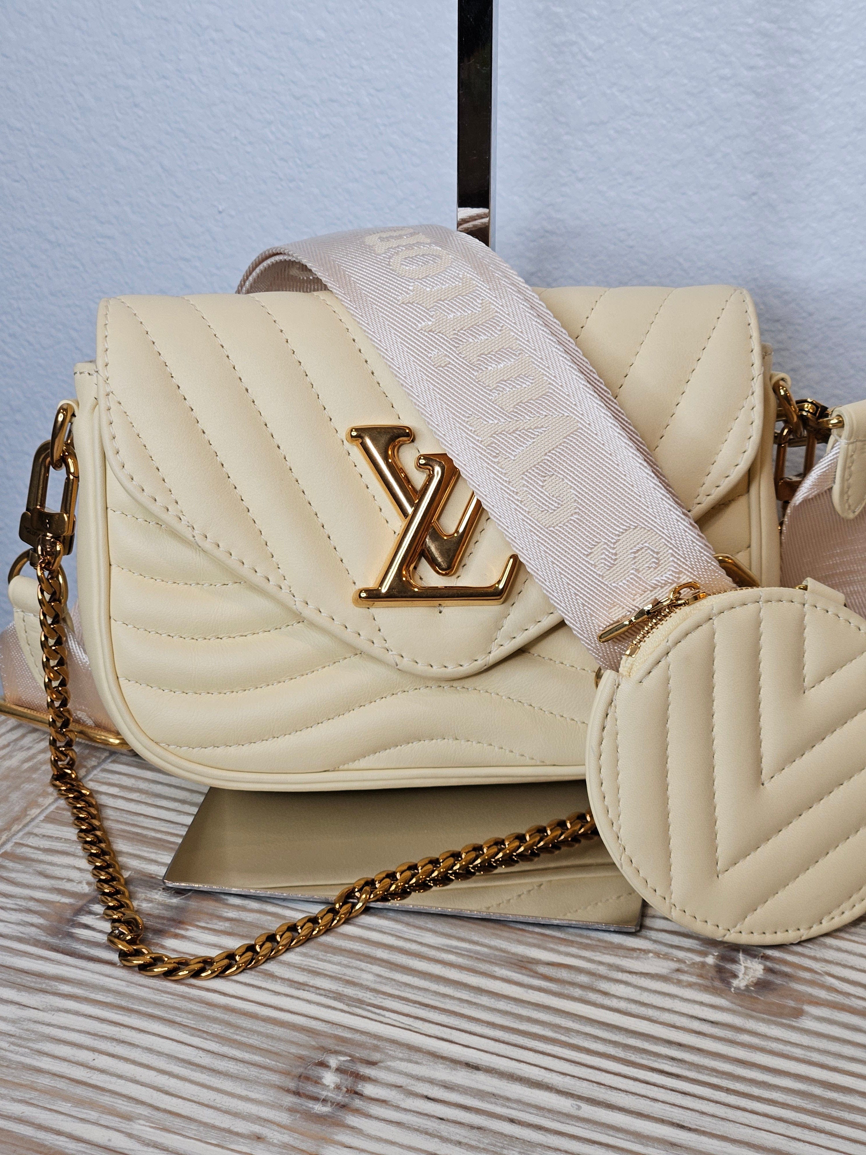 Louis Vuitton Multi Pochette – Yellow Leather | Chain & Strap | Pre-Owned