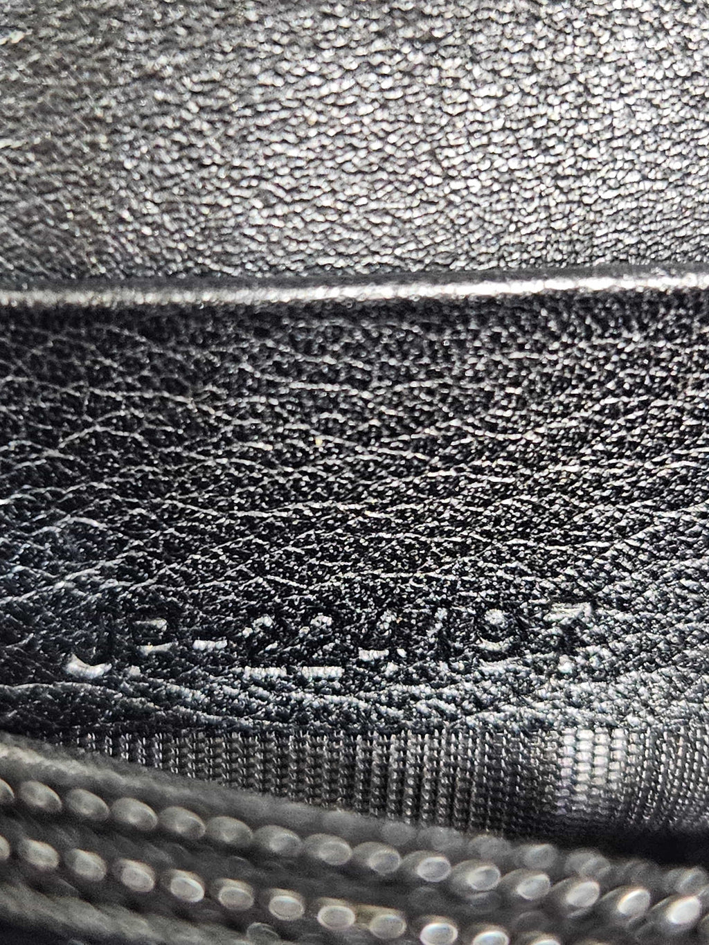 Salvatore Ferragamo Gancini Leather Wallet Wristlet – Embossed Padlock | Pre-Owned
