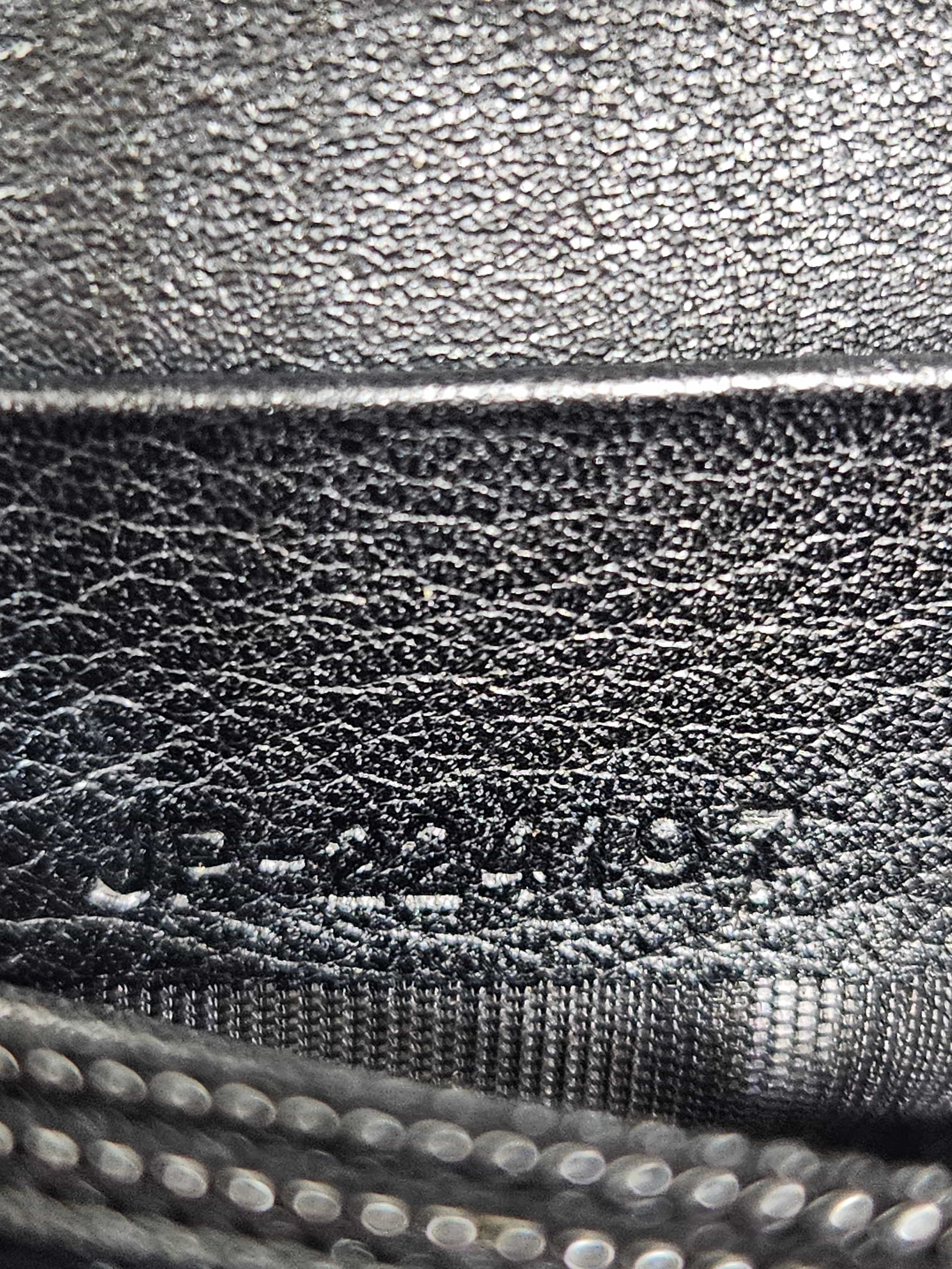 Salvatore Ferragamo Gancini Leather Wallet Wristlet – Embossed Padlock | Pre-Owned