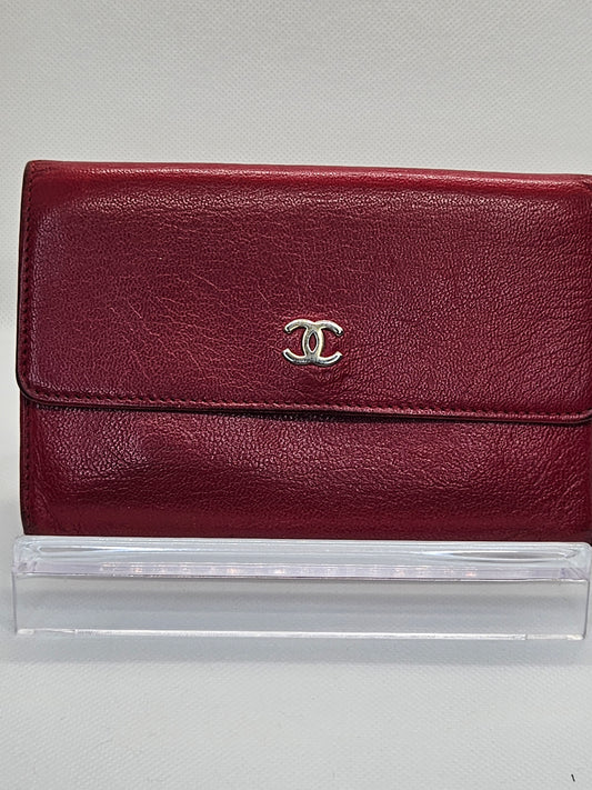 Pre-Loved Chanel CC Leather Flap Wallet