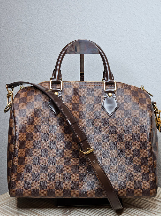 Pre-Loved Louis Vuitton Damier Ebene Speedy Bandouliere 30