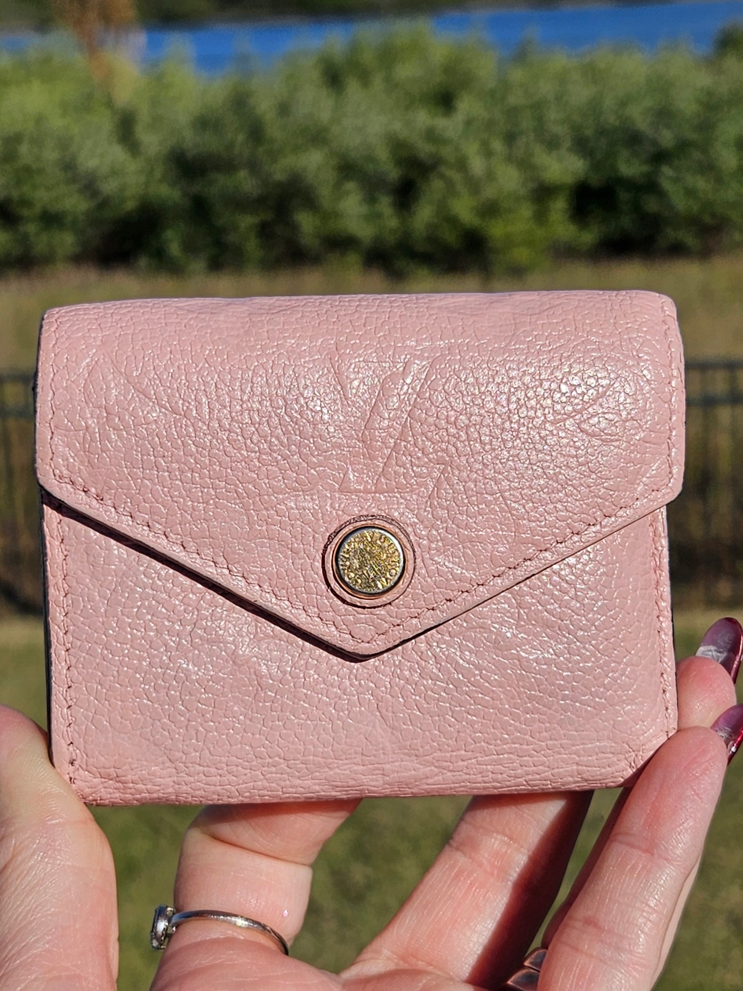 Pre-Loved Louis Vuitton Zoe Empreinte Leather Poudre Rose