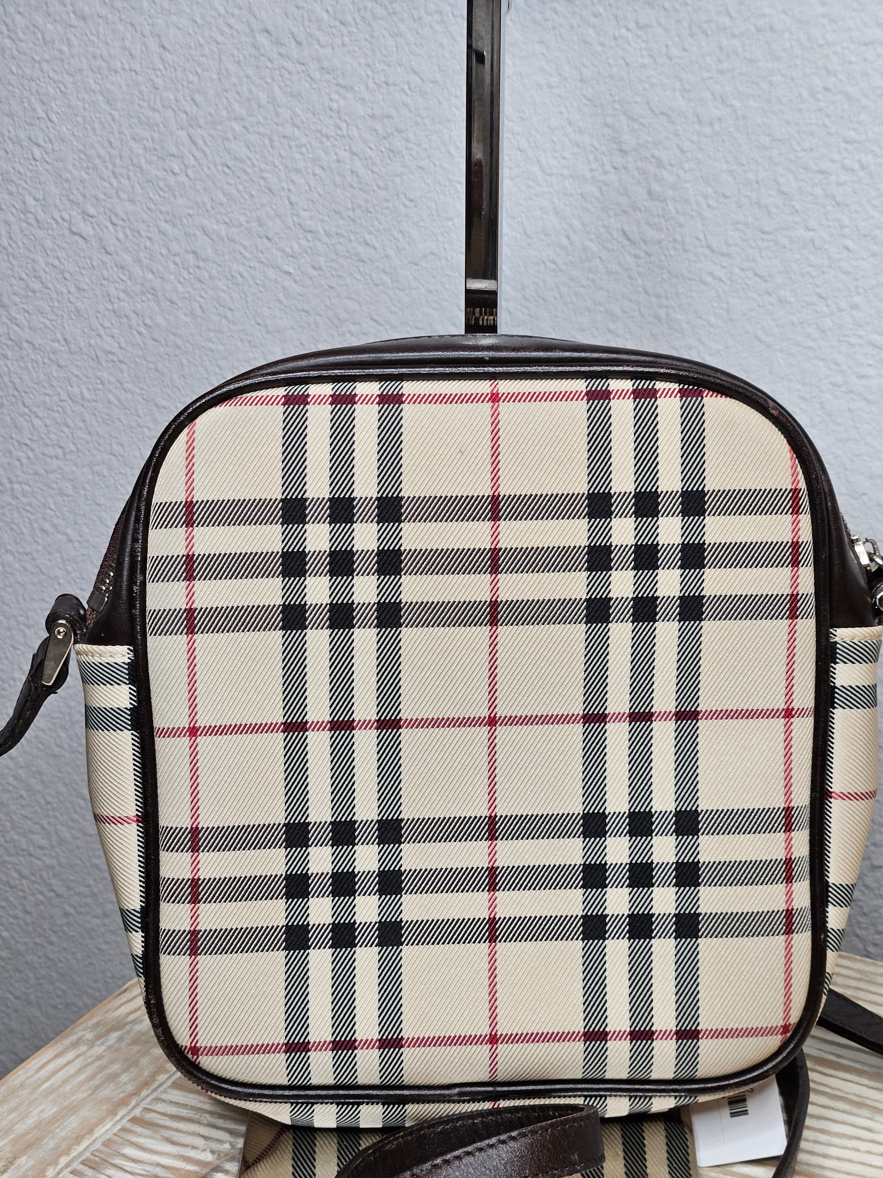 Burberry Nova Check Vertical Crossbody Small -Pre-Owned