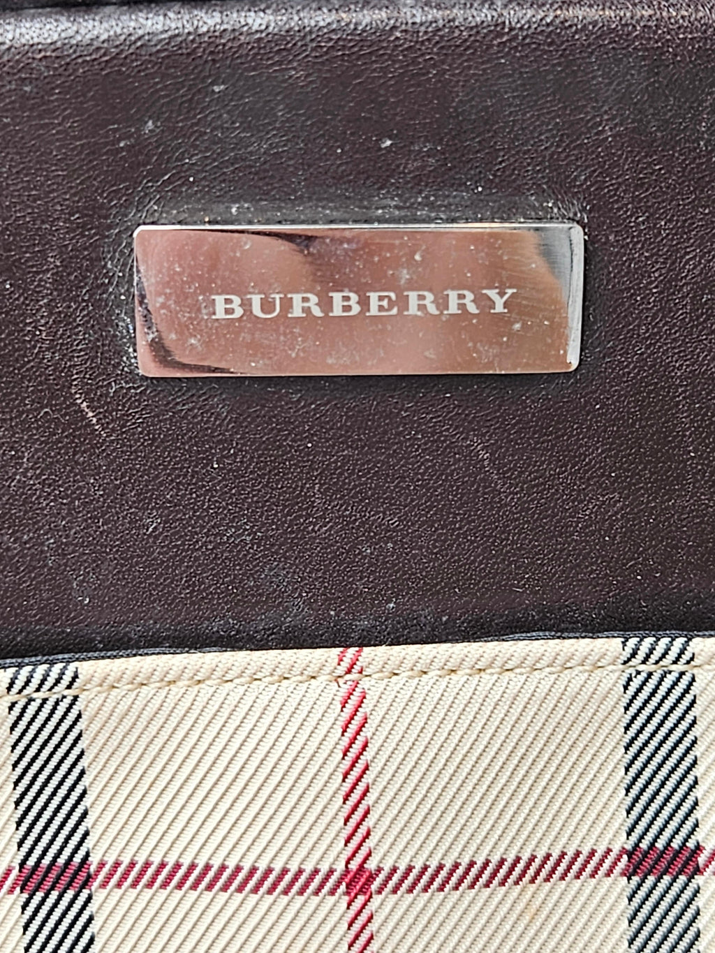 Burberry Nova Check Vertical Crossbody Camera Bag – Beige | Pre-Owned