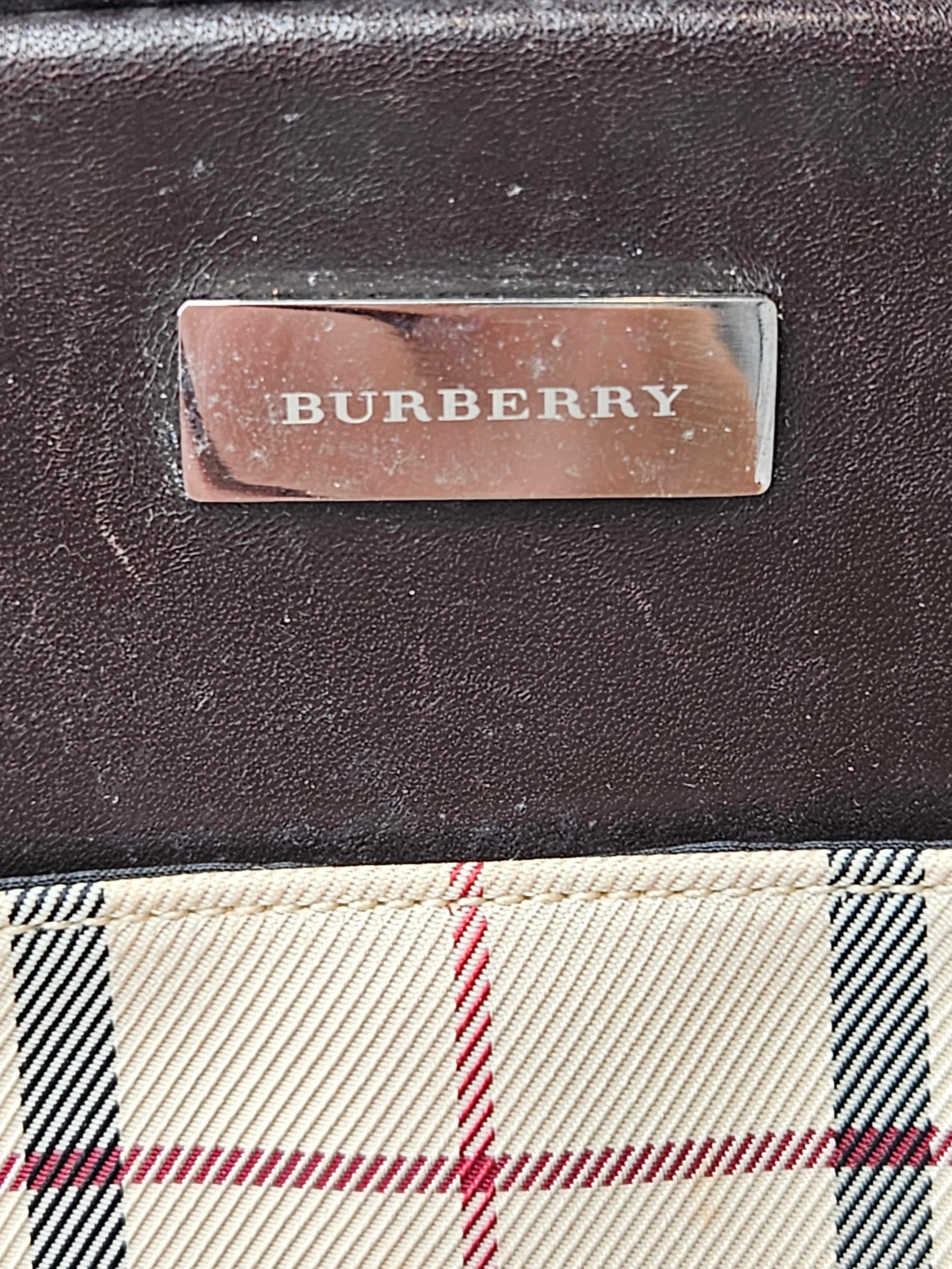 Burberry Nova Check Vertical Crossbody Small -Pre-Owned