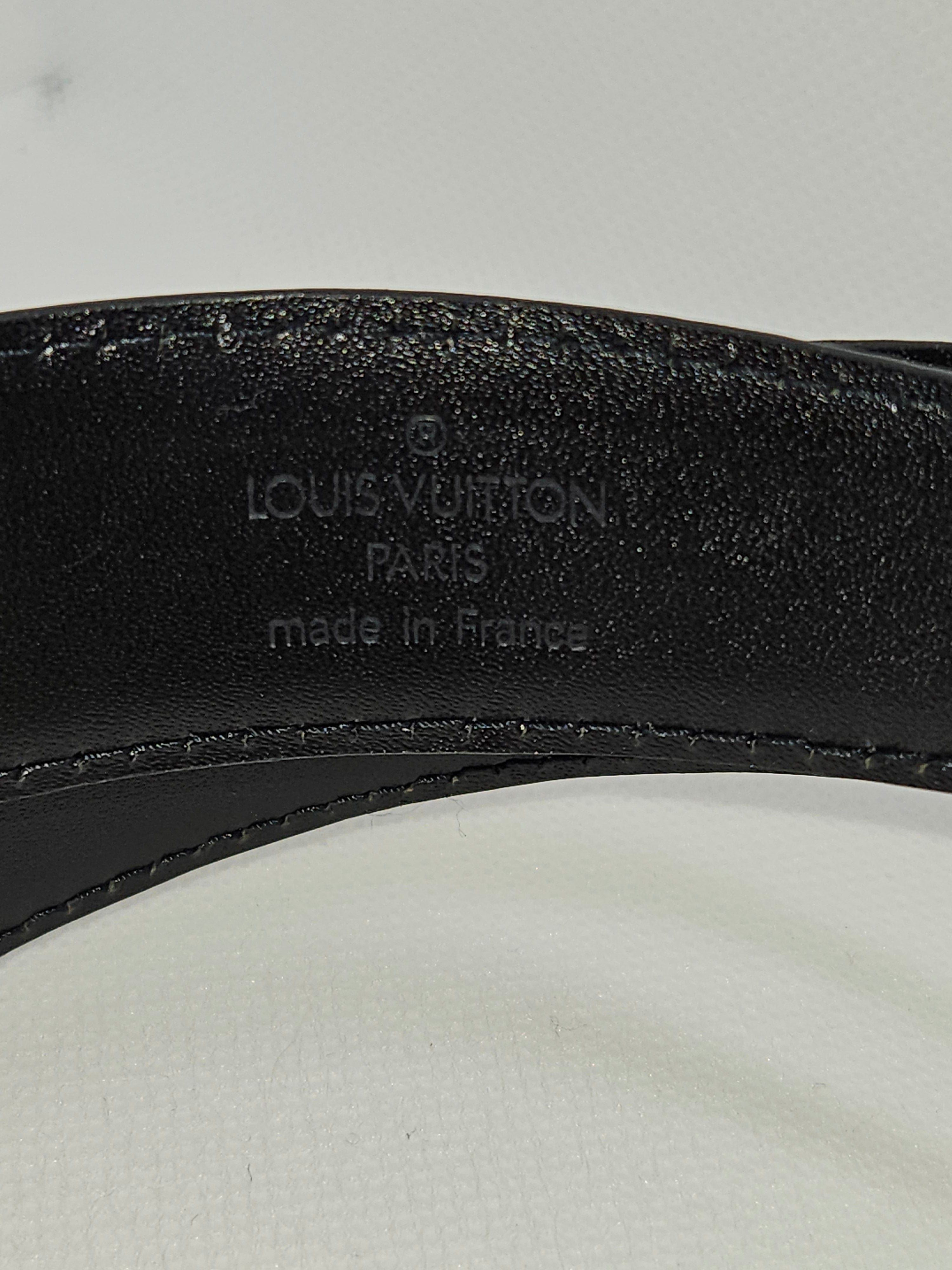 Louis Vuitton Epi Leather Belt – Black/Gold Buckle | Pre-Owned