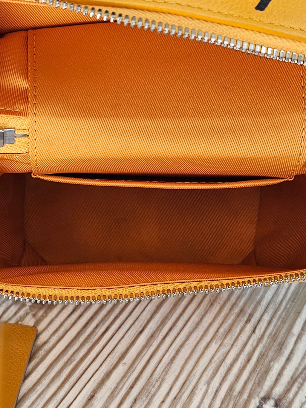 interior Louis Vuitton #7 Leather Vertical Box Trunk Saffron
