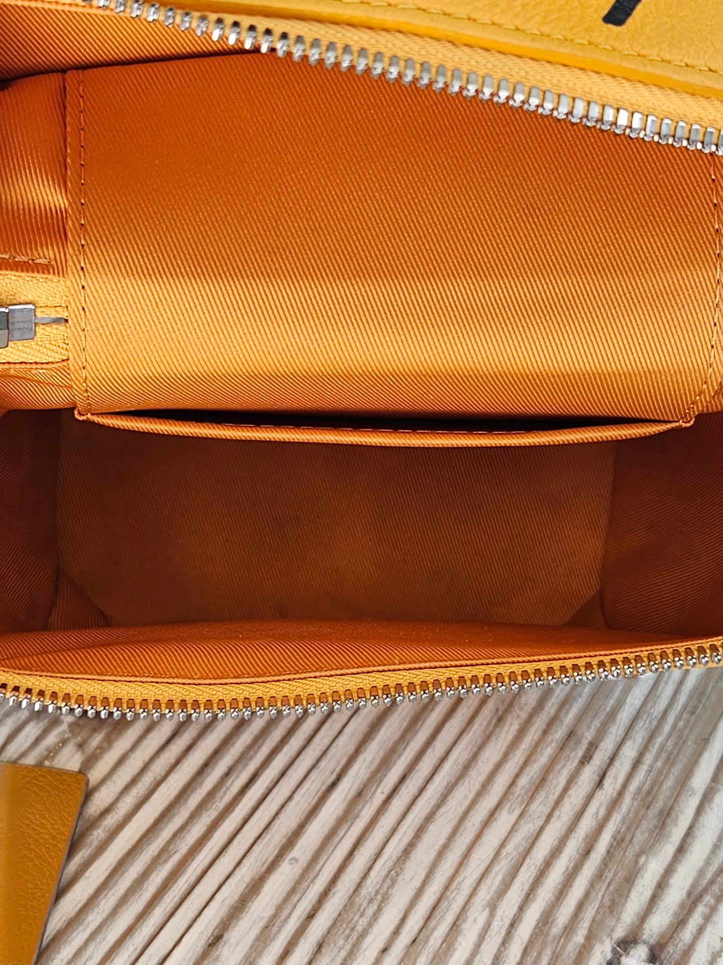 interior Louis Vuitton #7 Leather Vertical Box Trunk Saffron