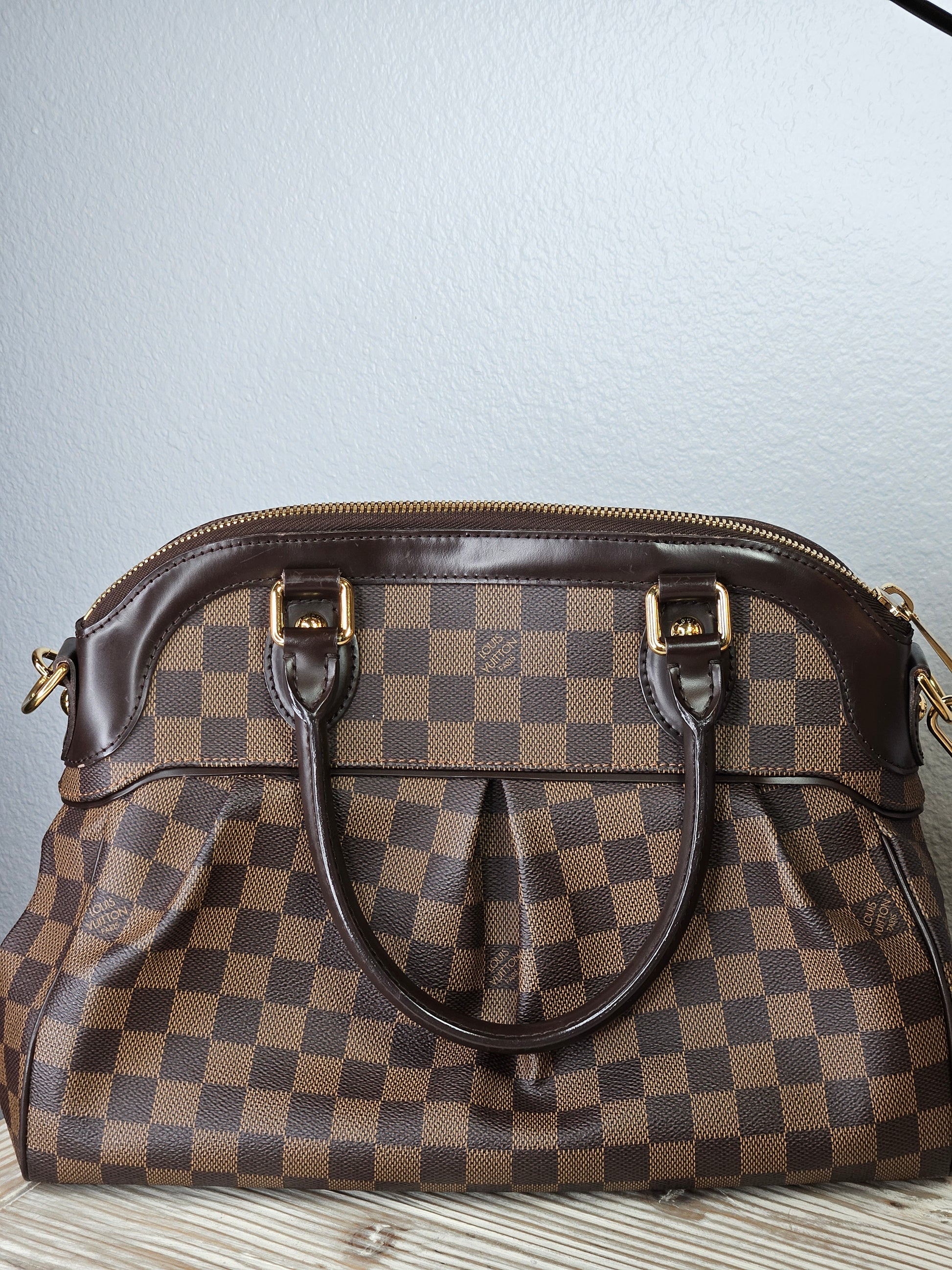 Louis Vuitton Trevi Damier Ebene Brown checkered canvas PM