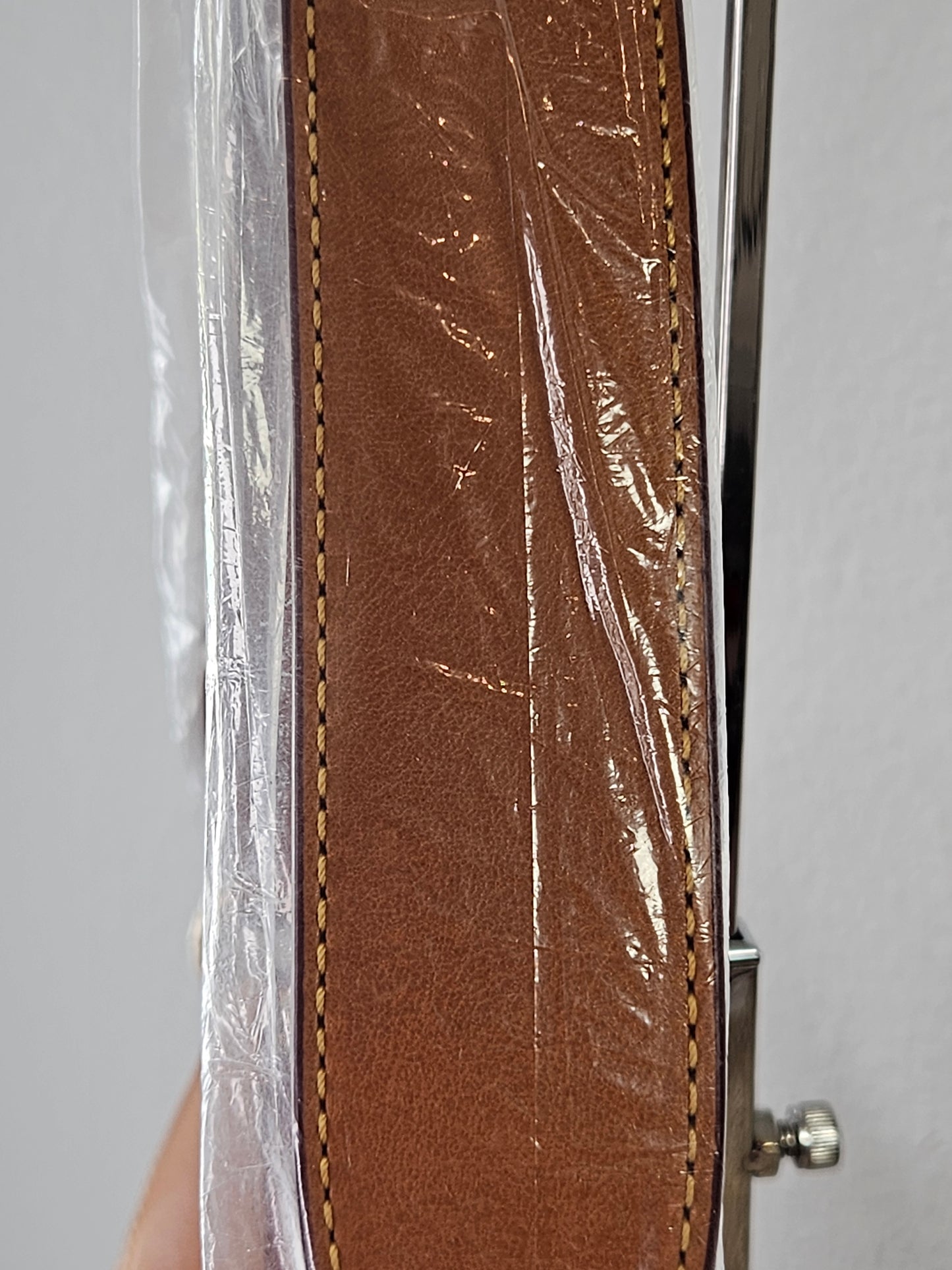 strap Dooney & Bourke Florentine Cassidy Leather Hobo Bag Cognac Brown