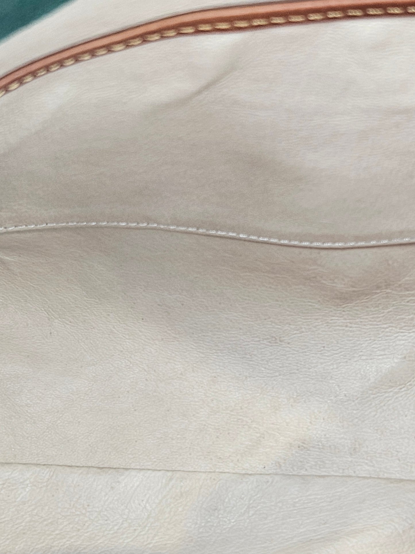 interior Dooney & Bourke Florentine Cassidy Leather Hobo Bag Cognac Brown