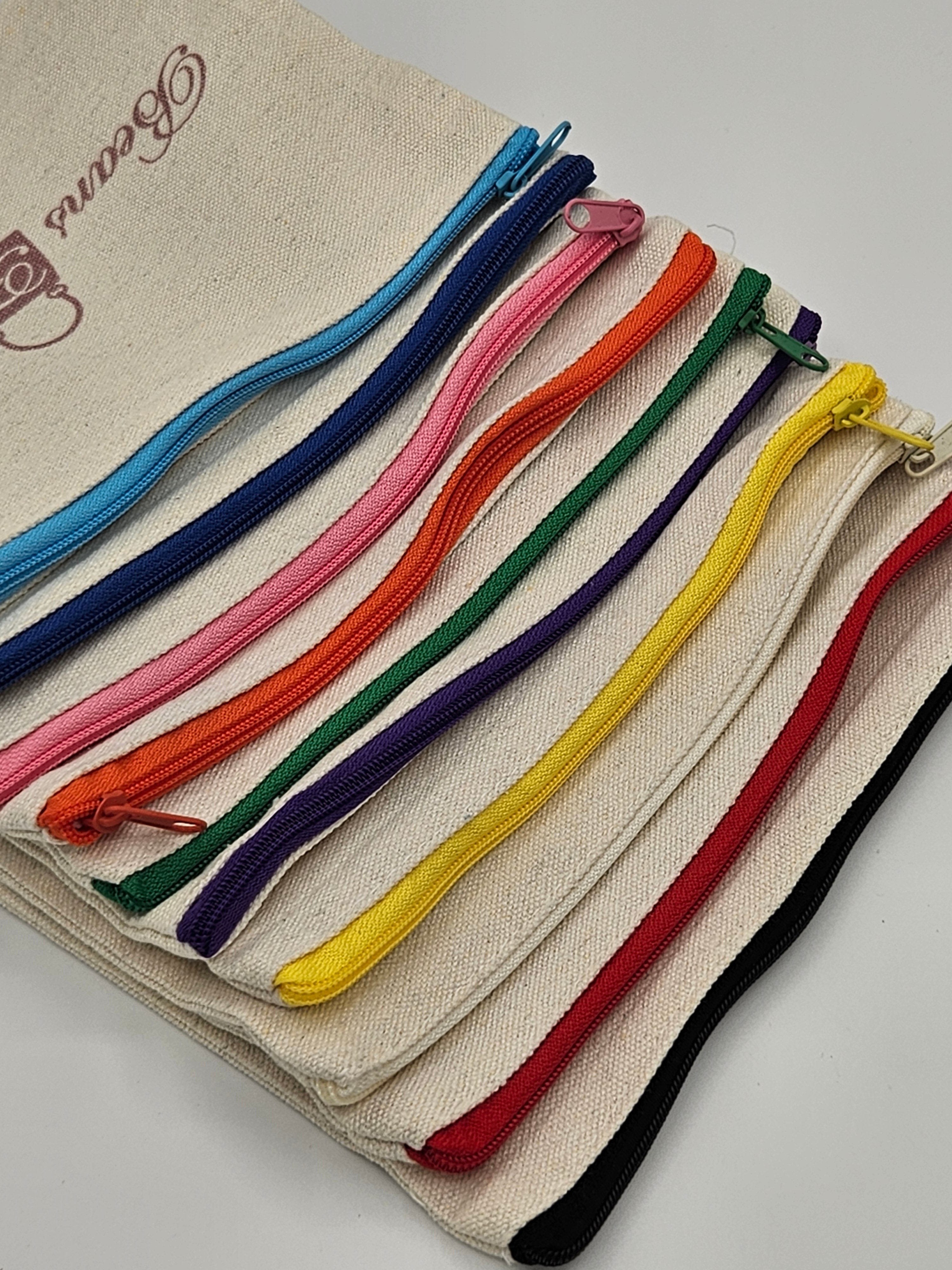 Beans For Luxury Canvas Zippered Cosmetic Bag