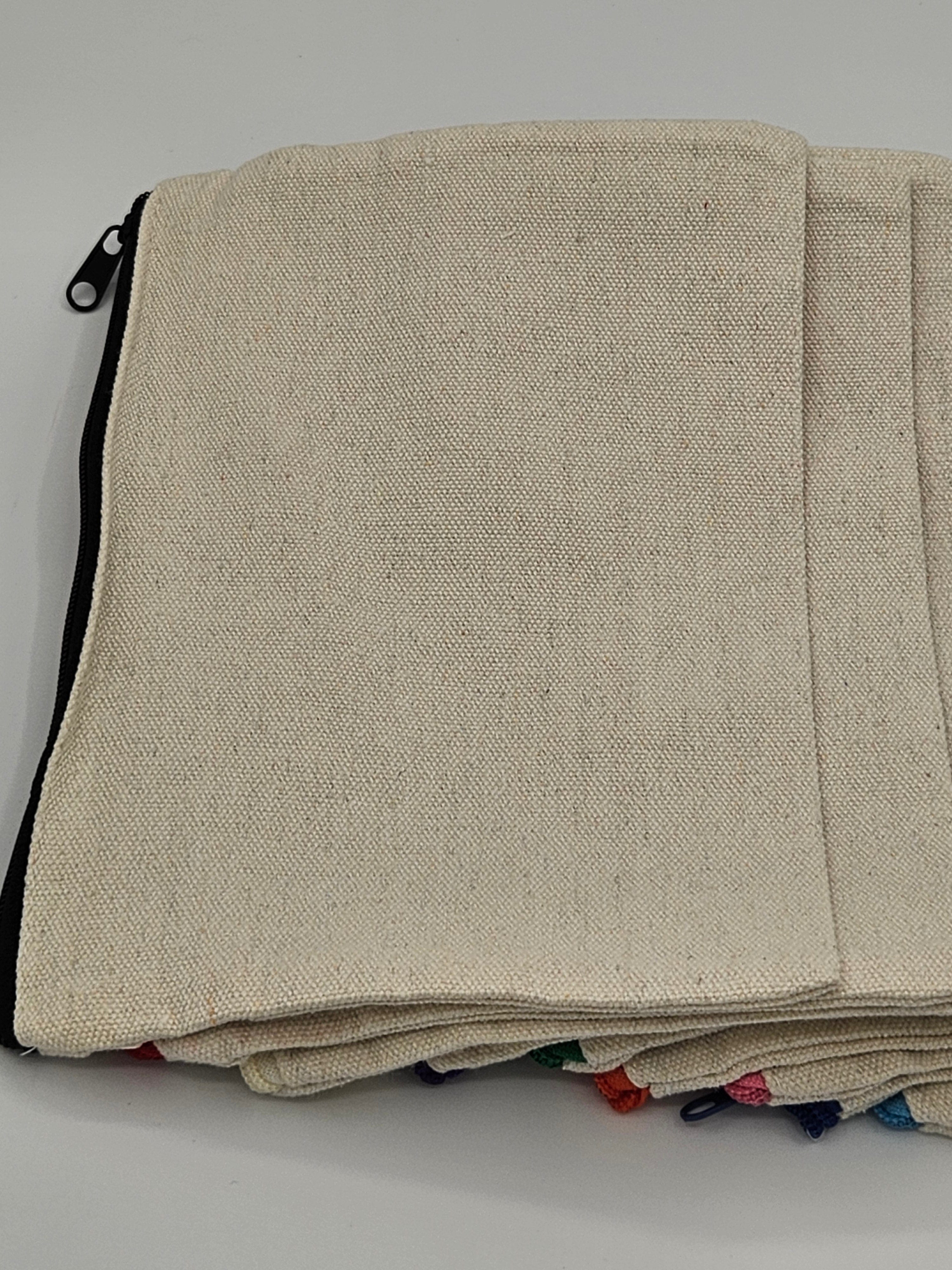 Beans For Luxury Canvas Zippered Cosmetic Bag