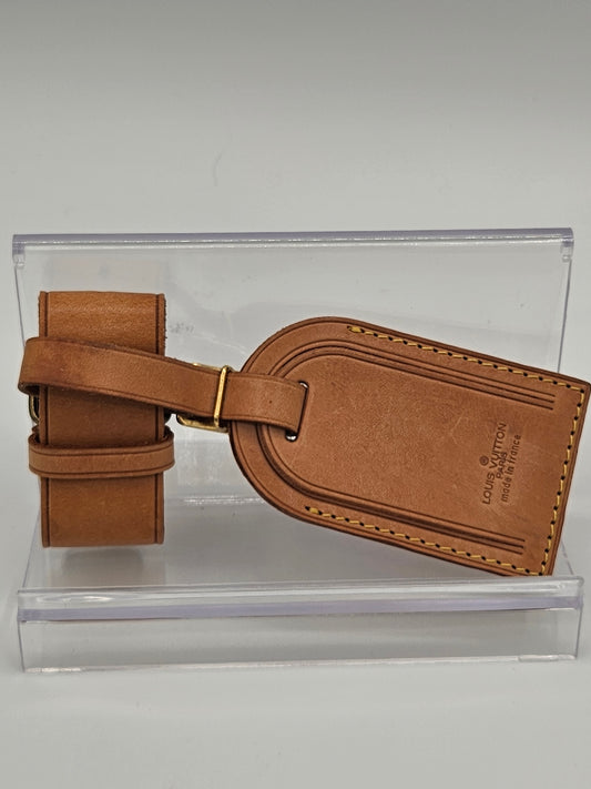 Louis Vuitton Vachetta Luggage Tag and Loop Set