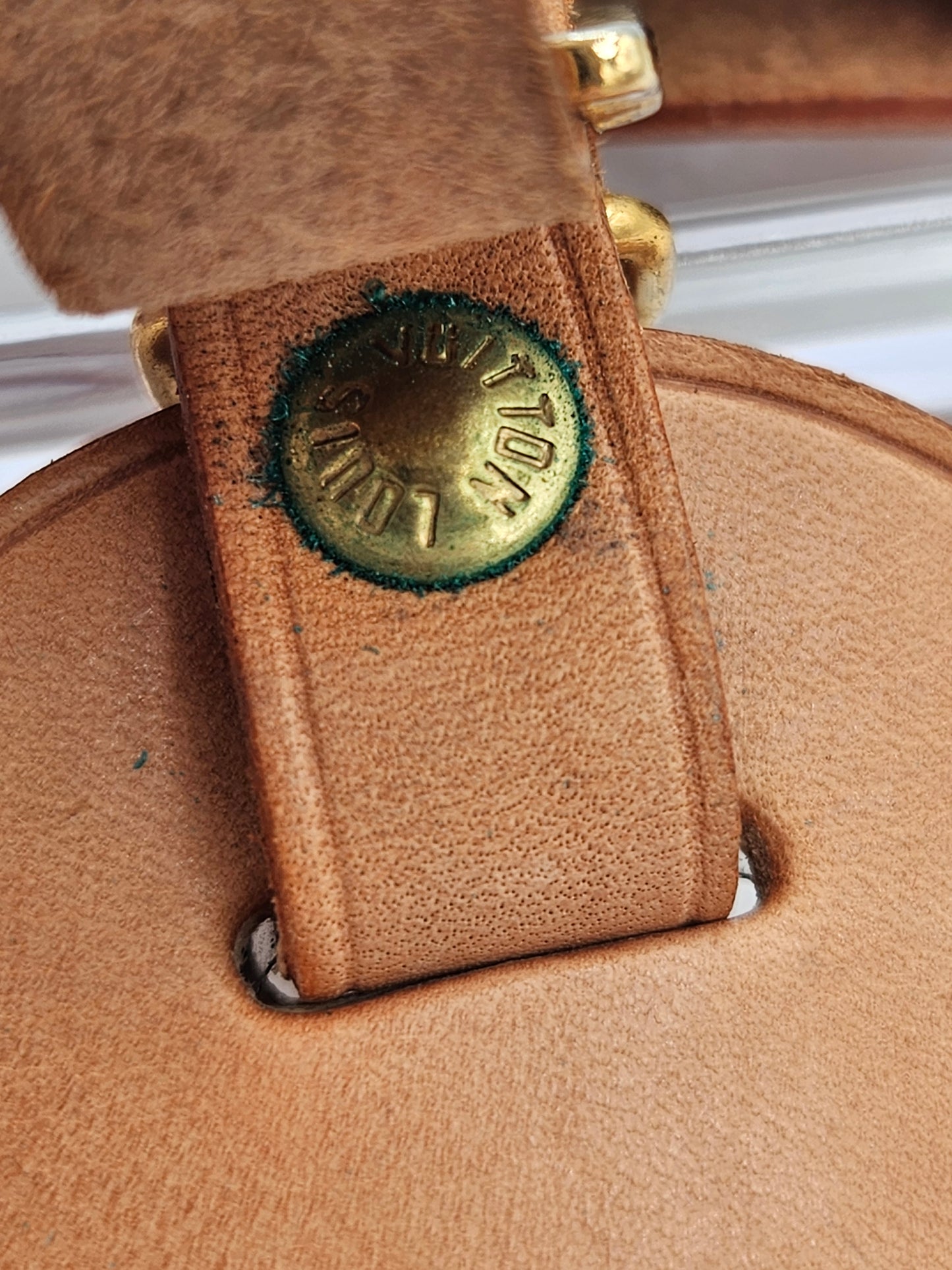 Louis Vuitton Vachetta Luggage Tag and Loop Set