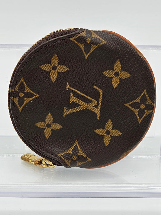 Louis Vuitton Monogram Canvas Zipper Round Coin Pouch