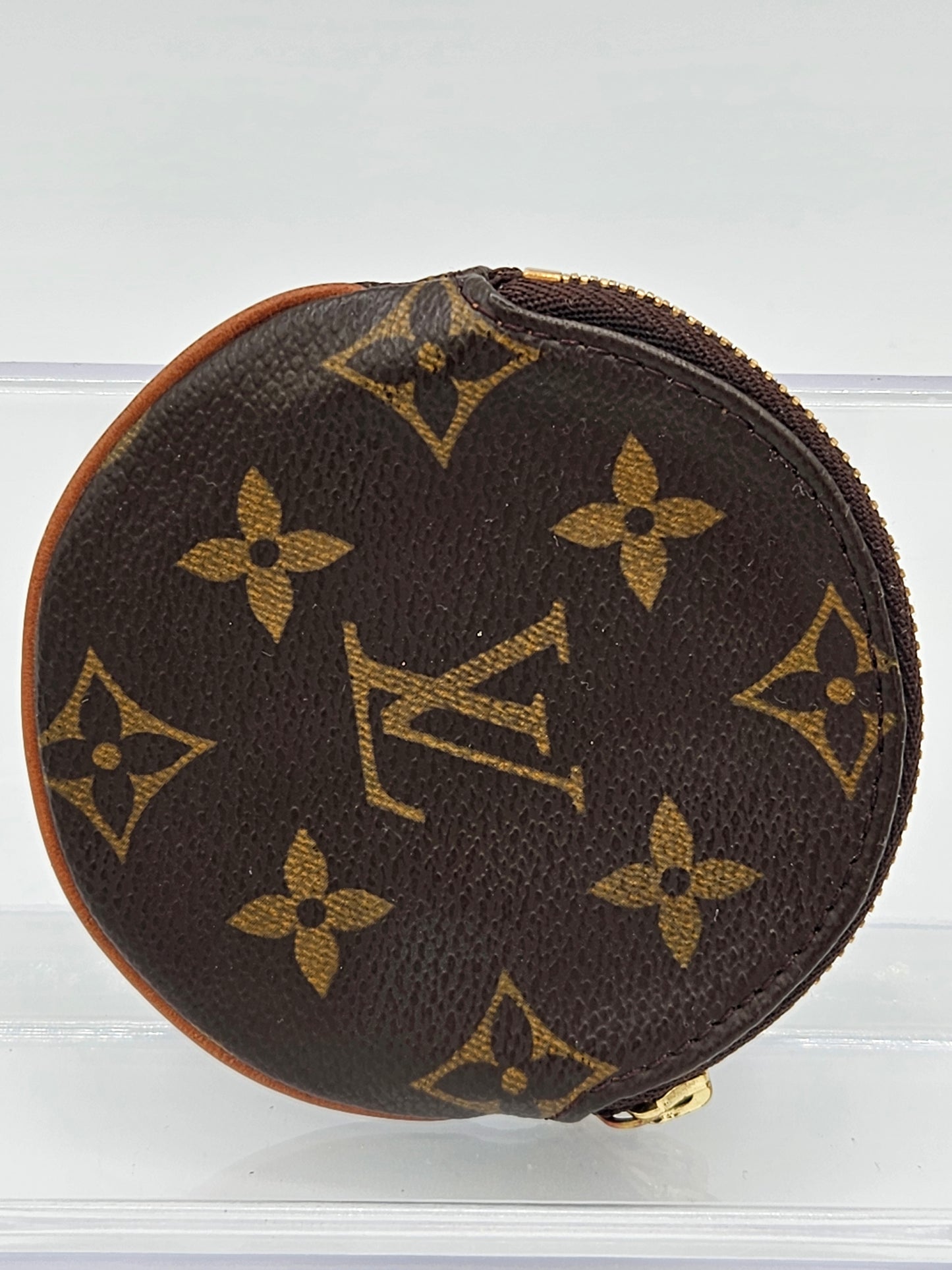 Louis Vuitton Monogram Canvas Zipper Round Coin Pouch