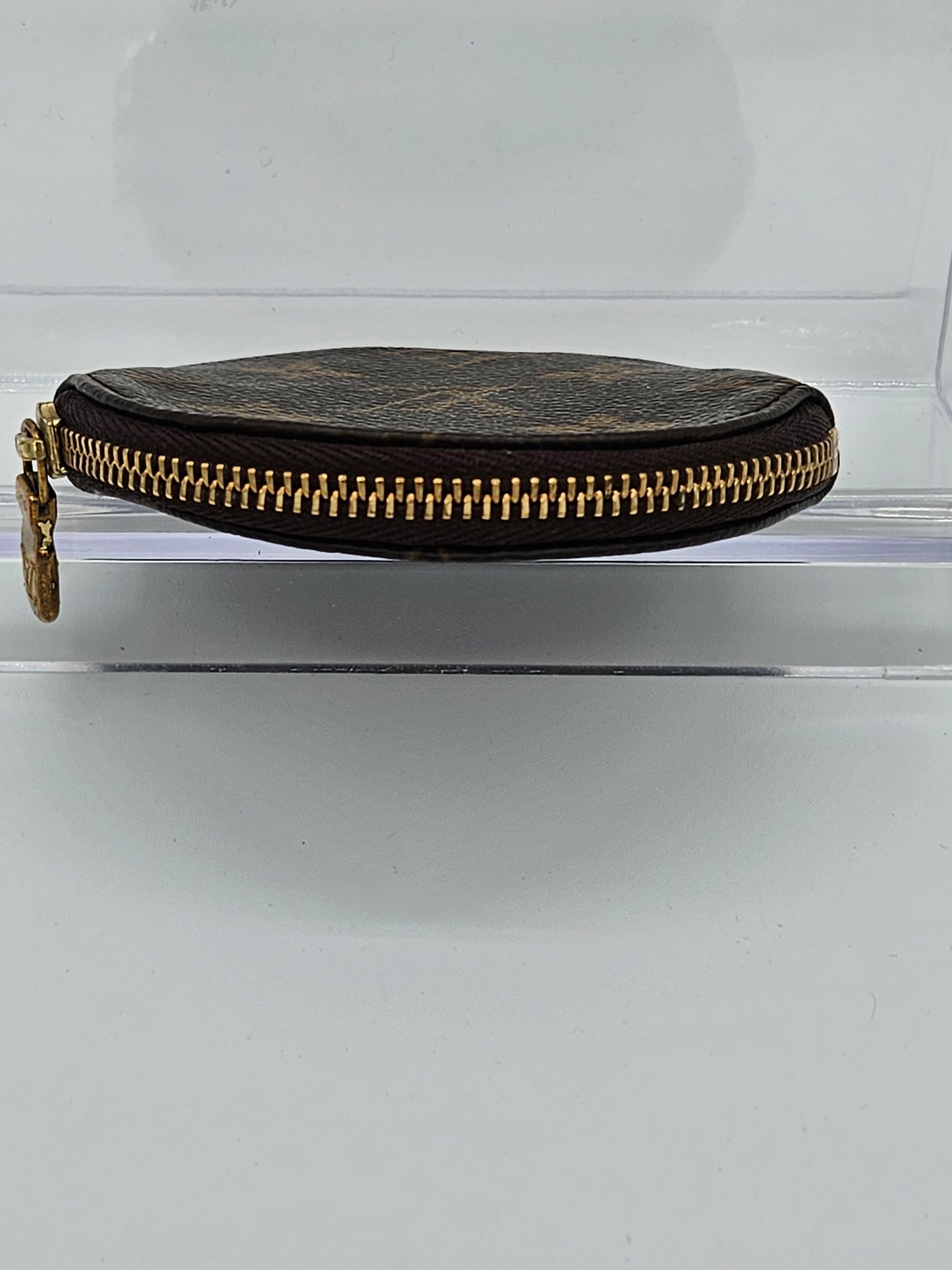 Louis Vuitton Monogram Canvas Zipper Round Coin Pouch