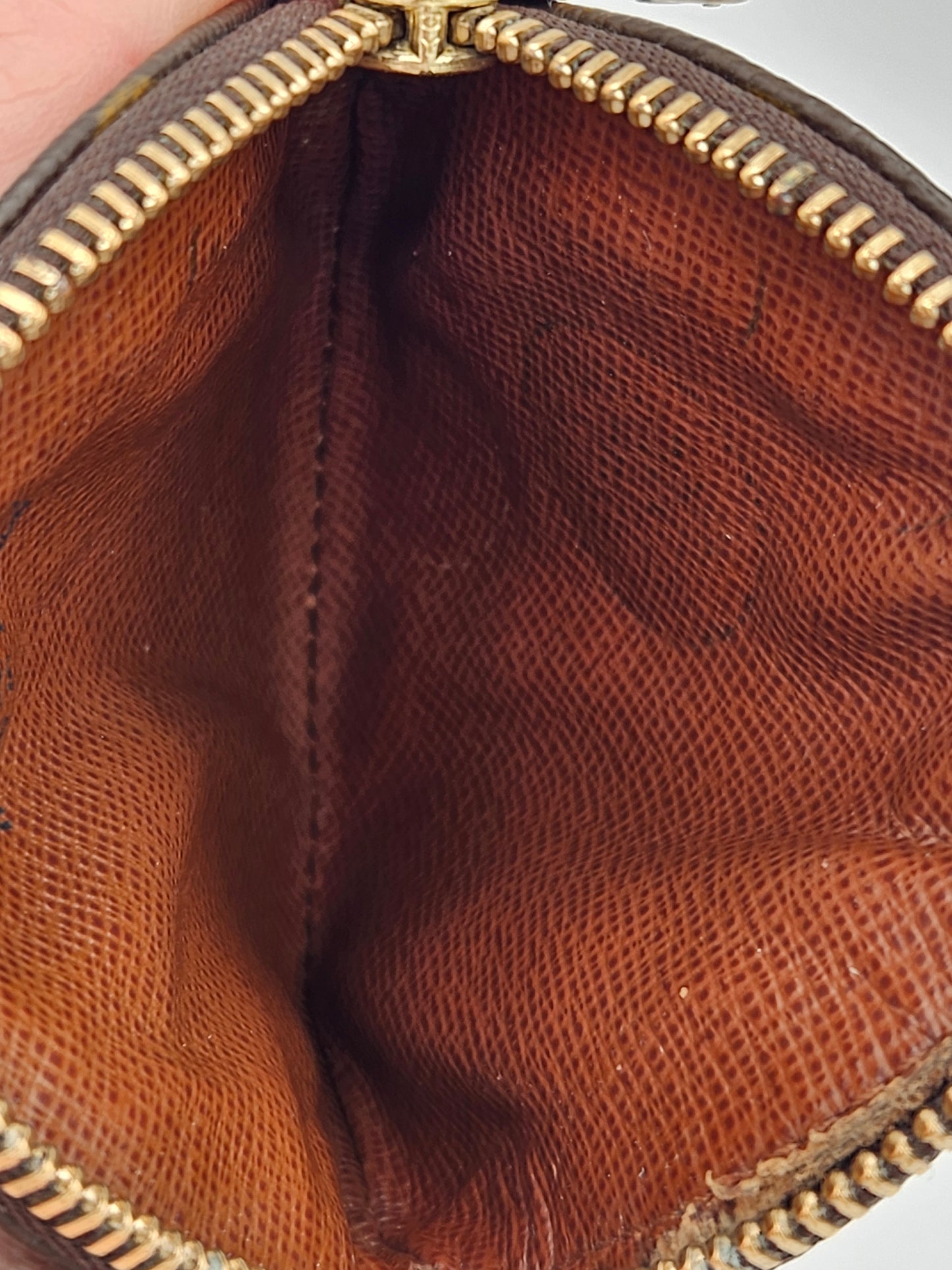Louis Vuitton Monogram Canvas Zipper Round Coin Pouch