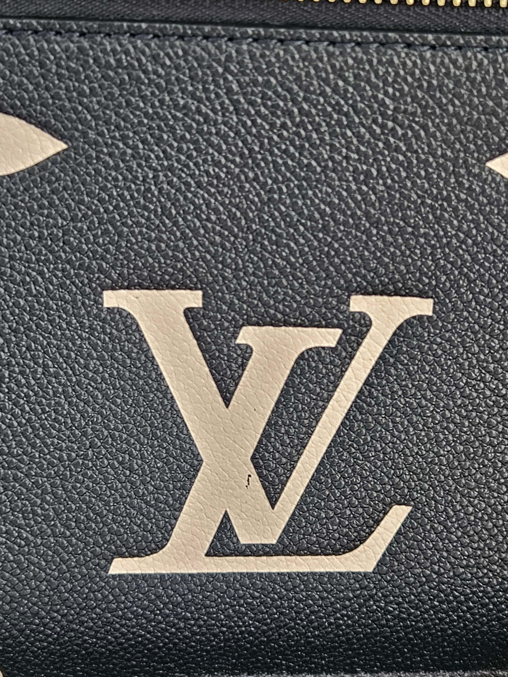 Louis Vuitton Pochette Métis Empreinte Giant Monogram – Black/Beige | Pre-Owned
