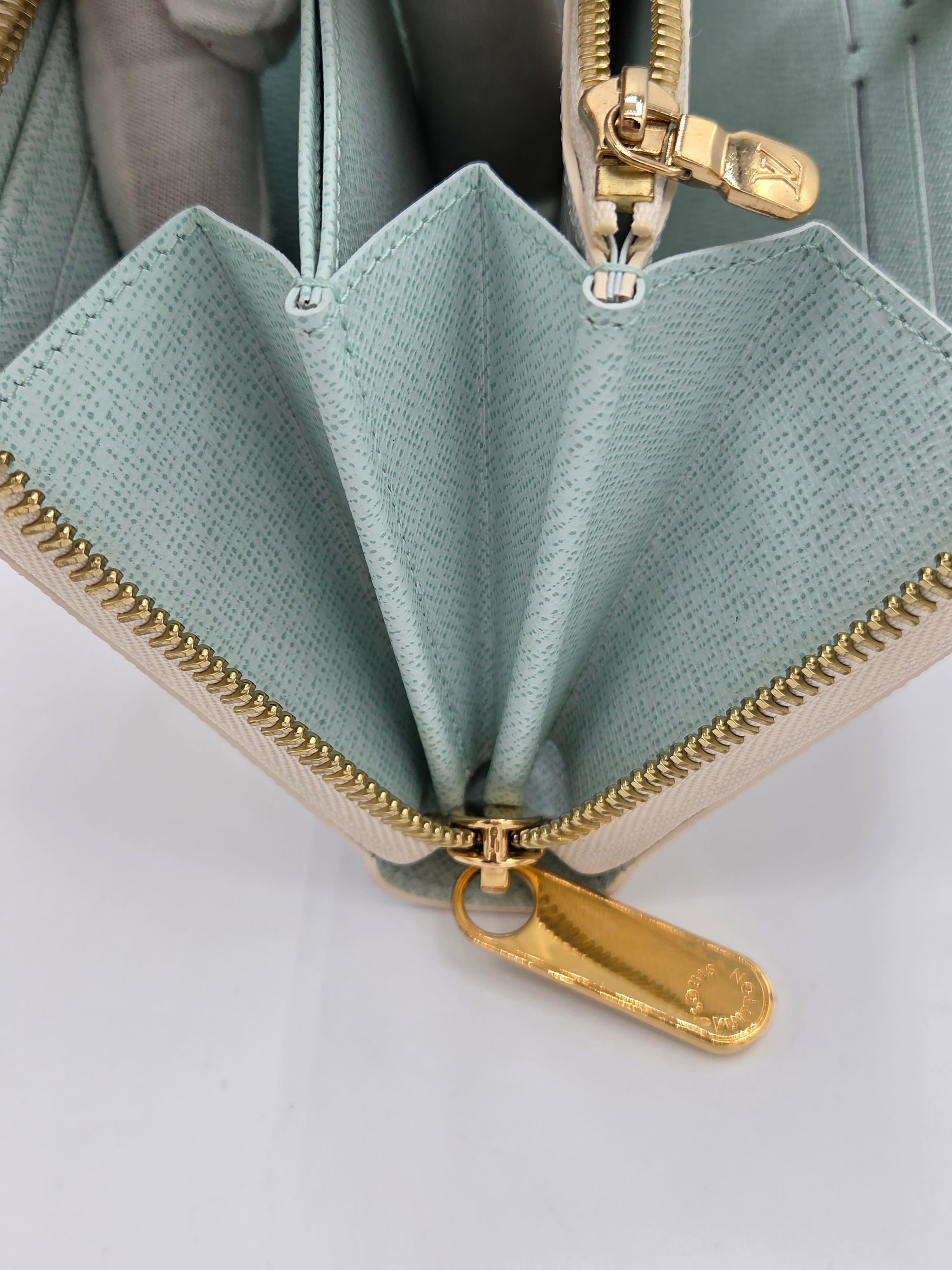 Louis Vuitton Damierlicious Zippy Wallet – Pistachio Green | Pre-Owned