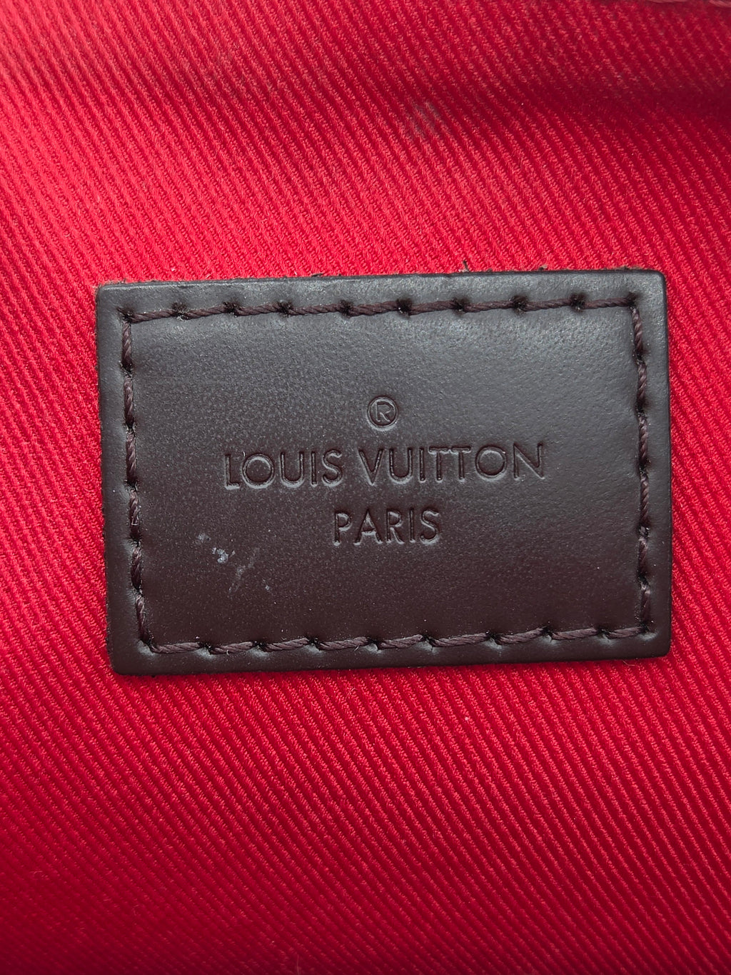 Louis Vuitton South Bank Besace – Damier Ebene Crossbody | Cherry Interior | Pre-Owned