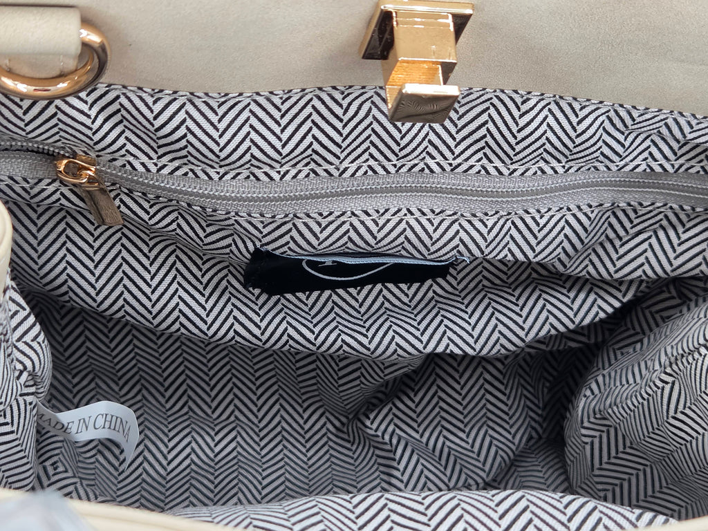 Nixie Nubuck Small Tote – Vegan Leather | Compact Everyday Bag | Boutique | New Camel