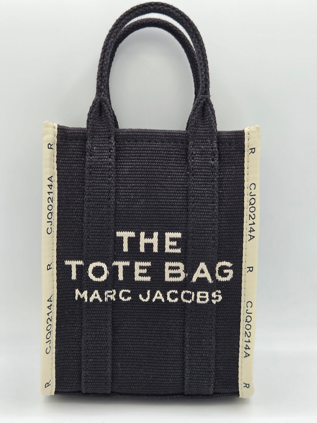 Marc Jacobs Canvas Mini Tote – Black | Structured Crossbody | Like New with Tags