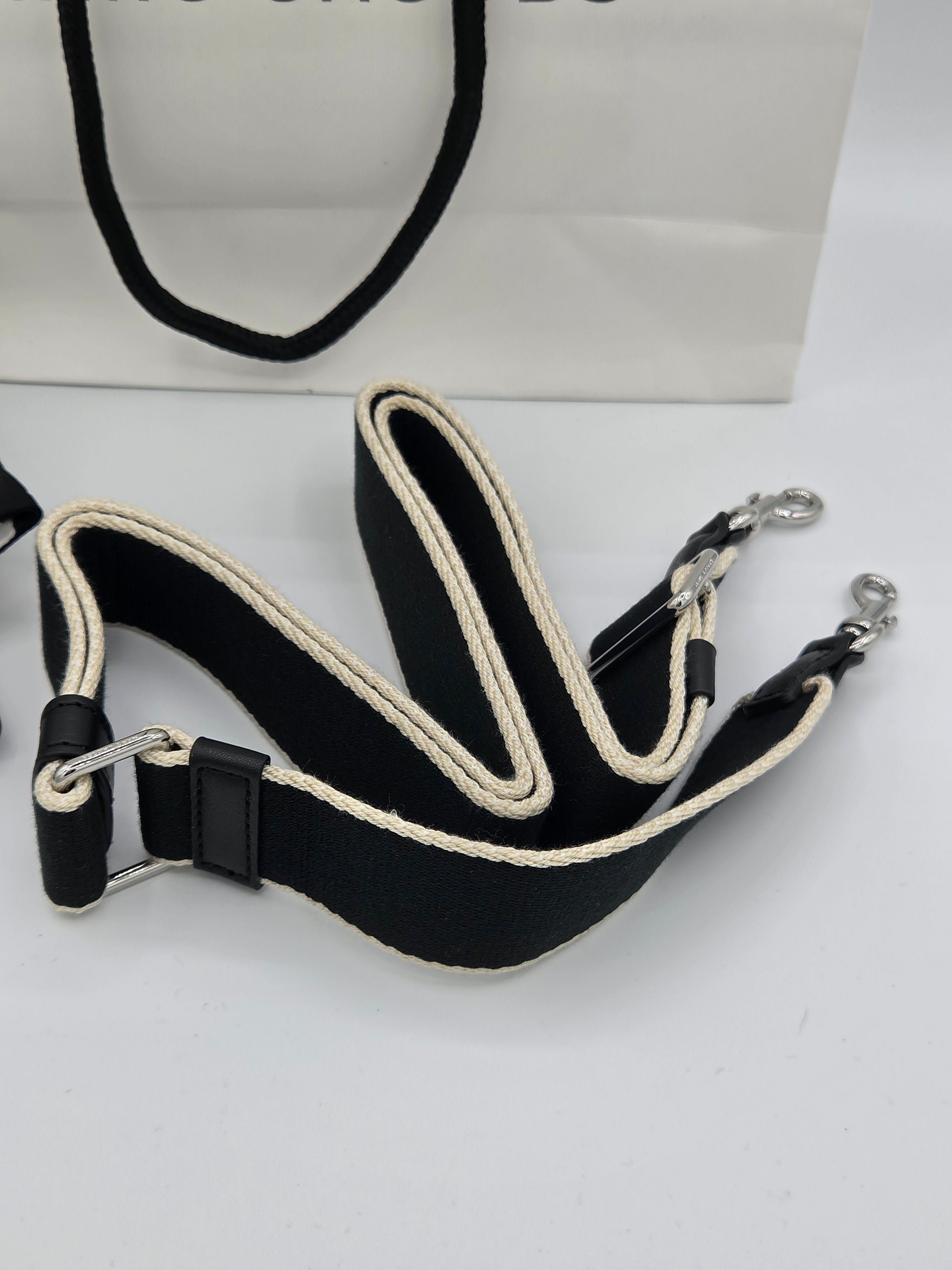 Marc Jacobs Canvas Mini Tote – Black | Structured Crossbody | Like New with Tags