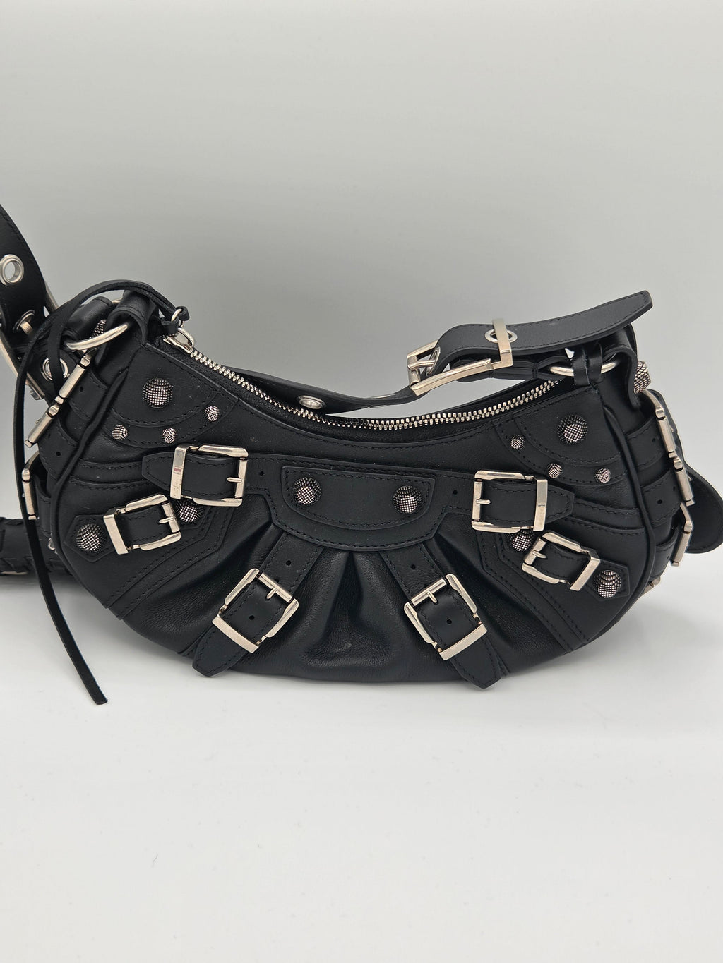 Balenciaga Le Cagole XS Shoulder Bag – Buckle Detail | Black Calfskin | Pre-Owned