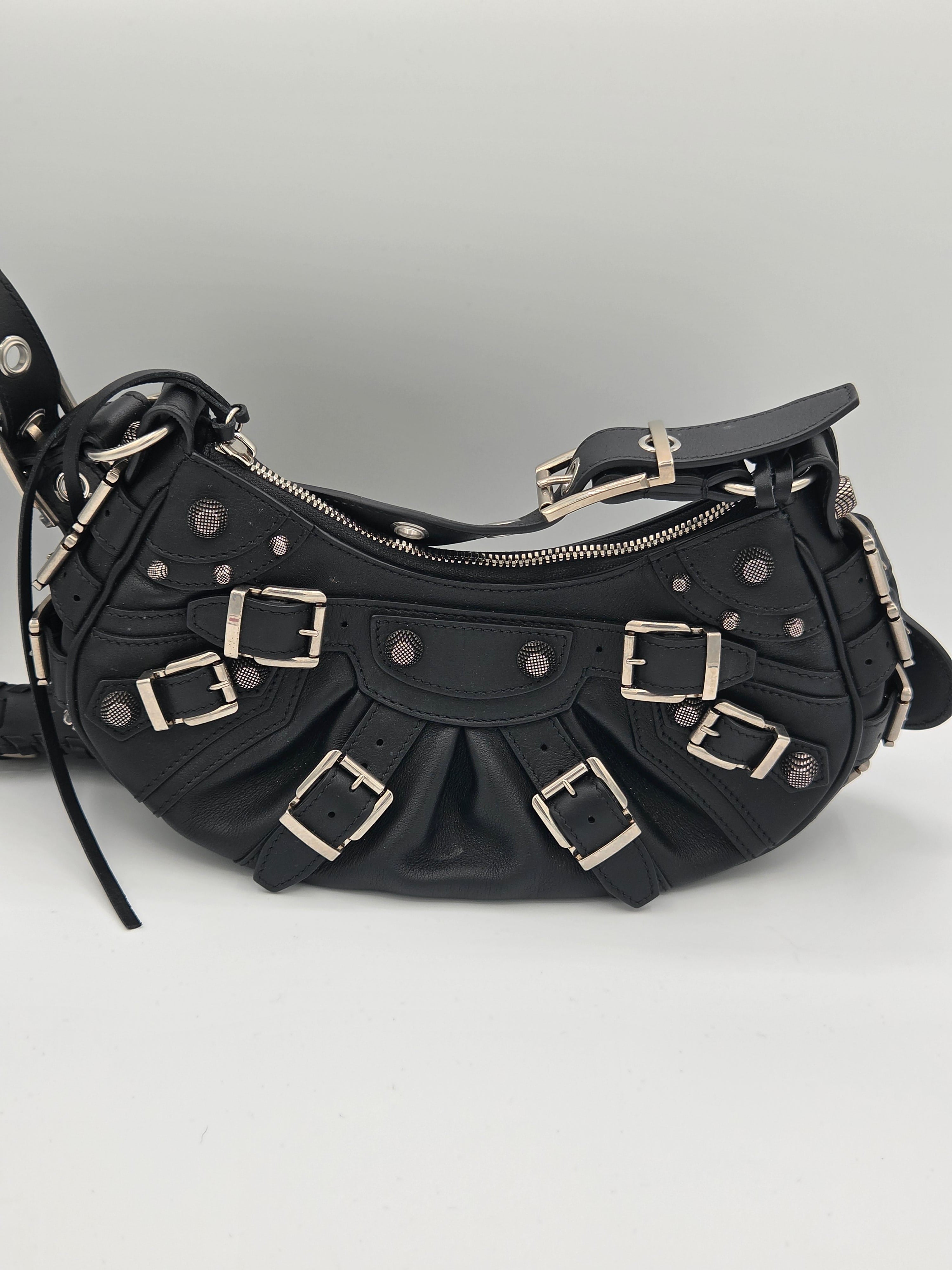 Balenciaga Le Cagole XS Shoulder Bag – Buckle Detail | Black Calfskin | Pre-Owned