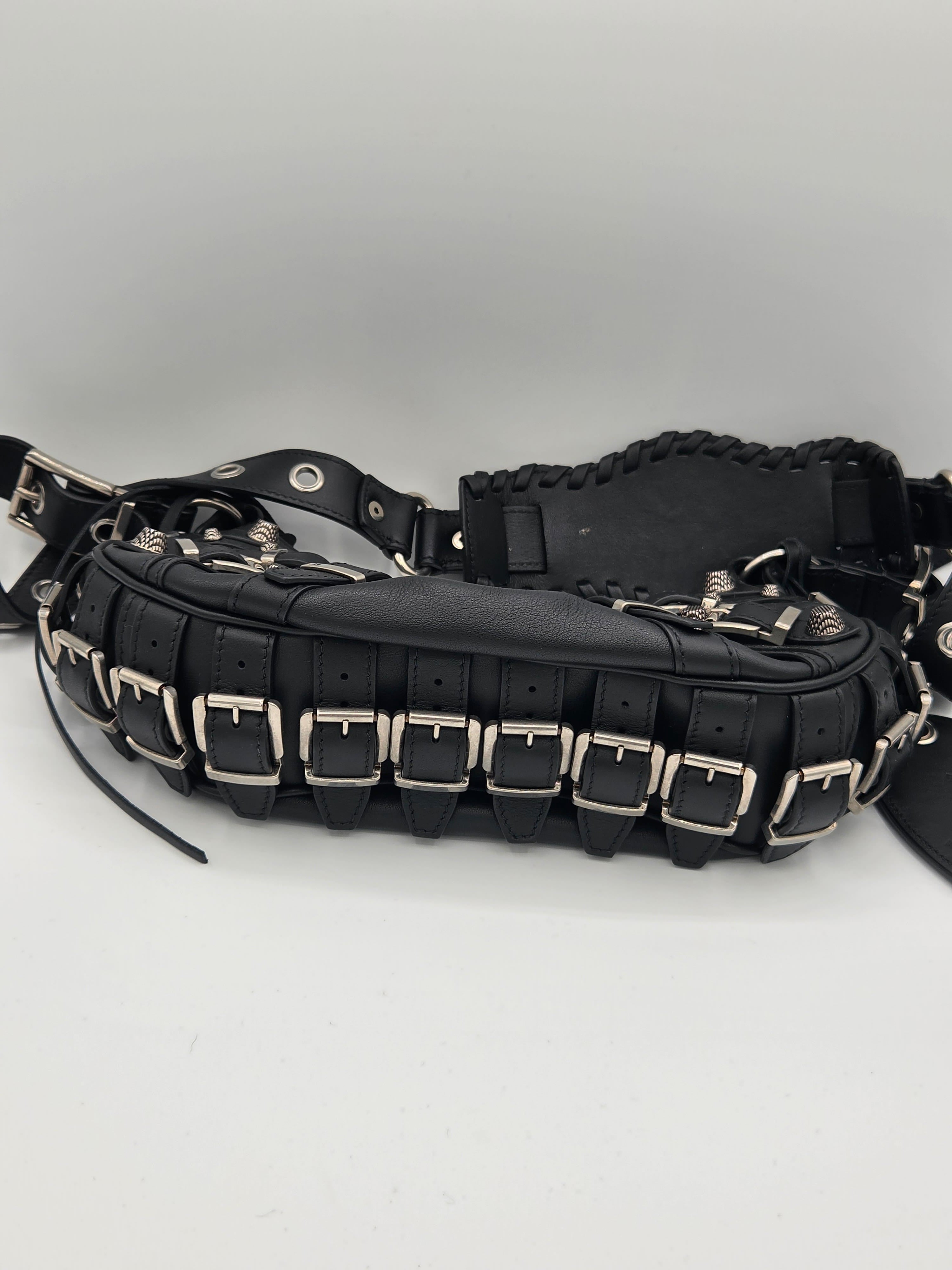 Balenciaga Le Cagole XS Shoulder Bag – Buckle Detail | Black Calfskin | Pre-Owned