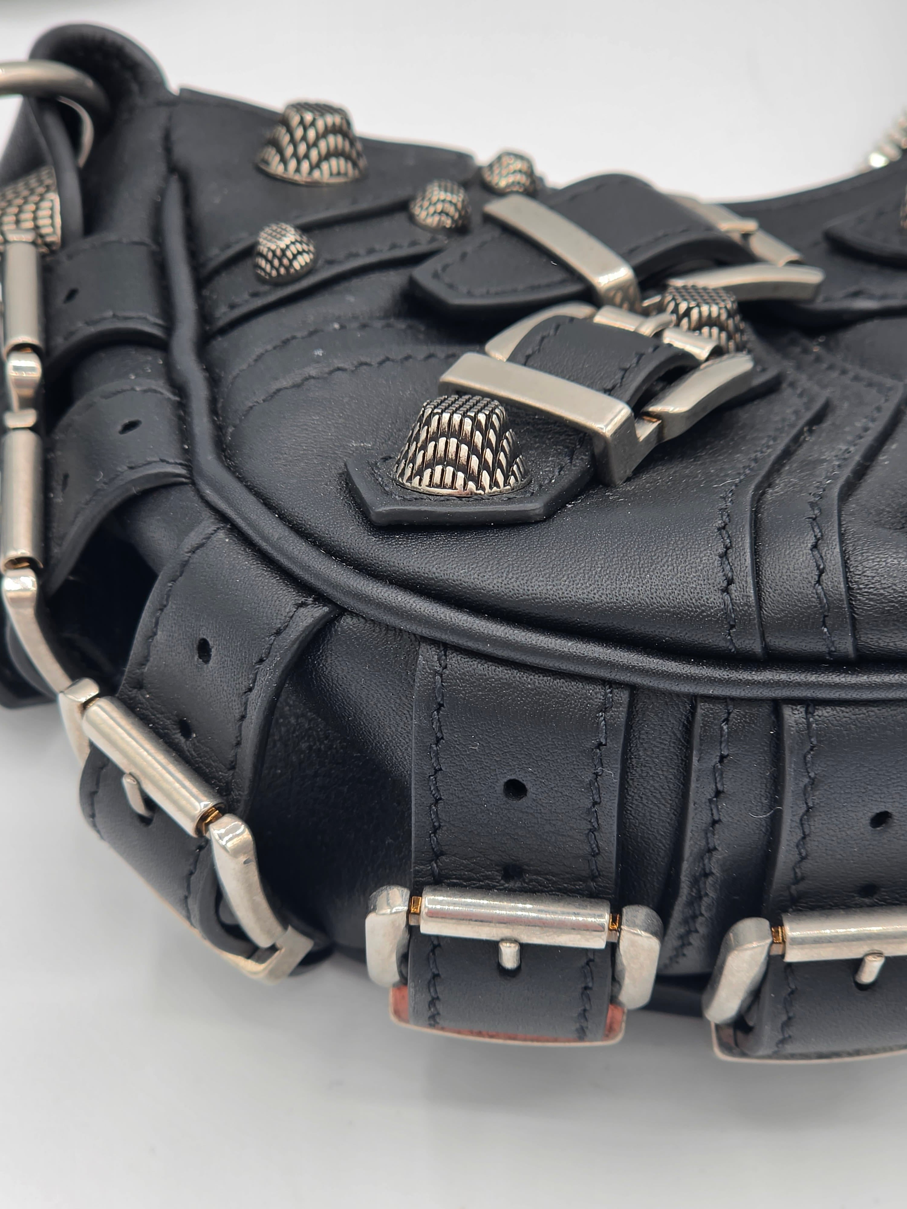 Balenciaga Le Cagole XS Shoulder Bag – Buckle Detail | Black Calfskin | Pre-Owned