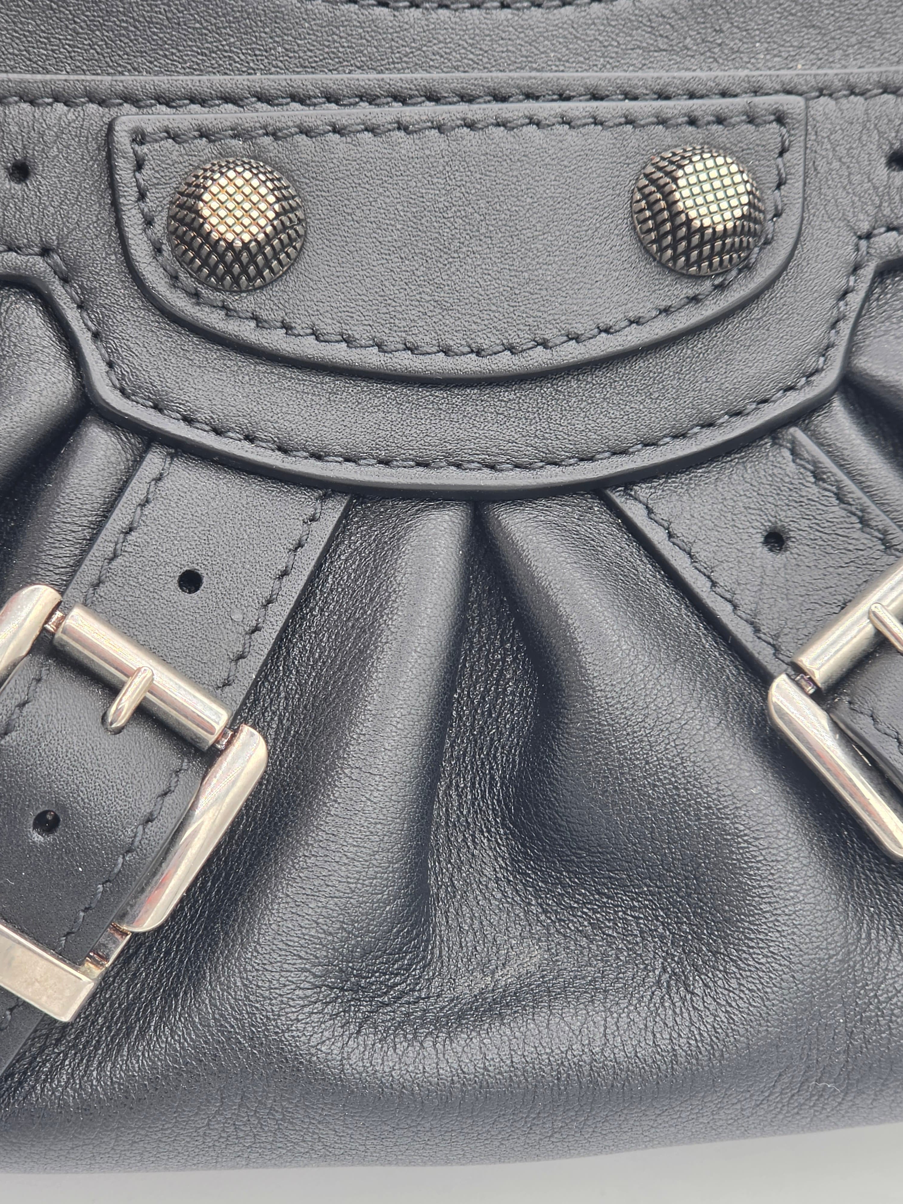Balenciaga Le Cagole XS Shoulder Bag – Buckle Detail | Black Calfskin | Pre-Owned