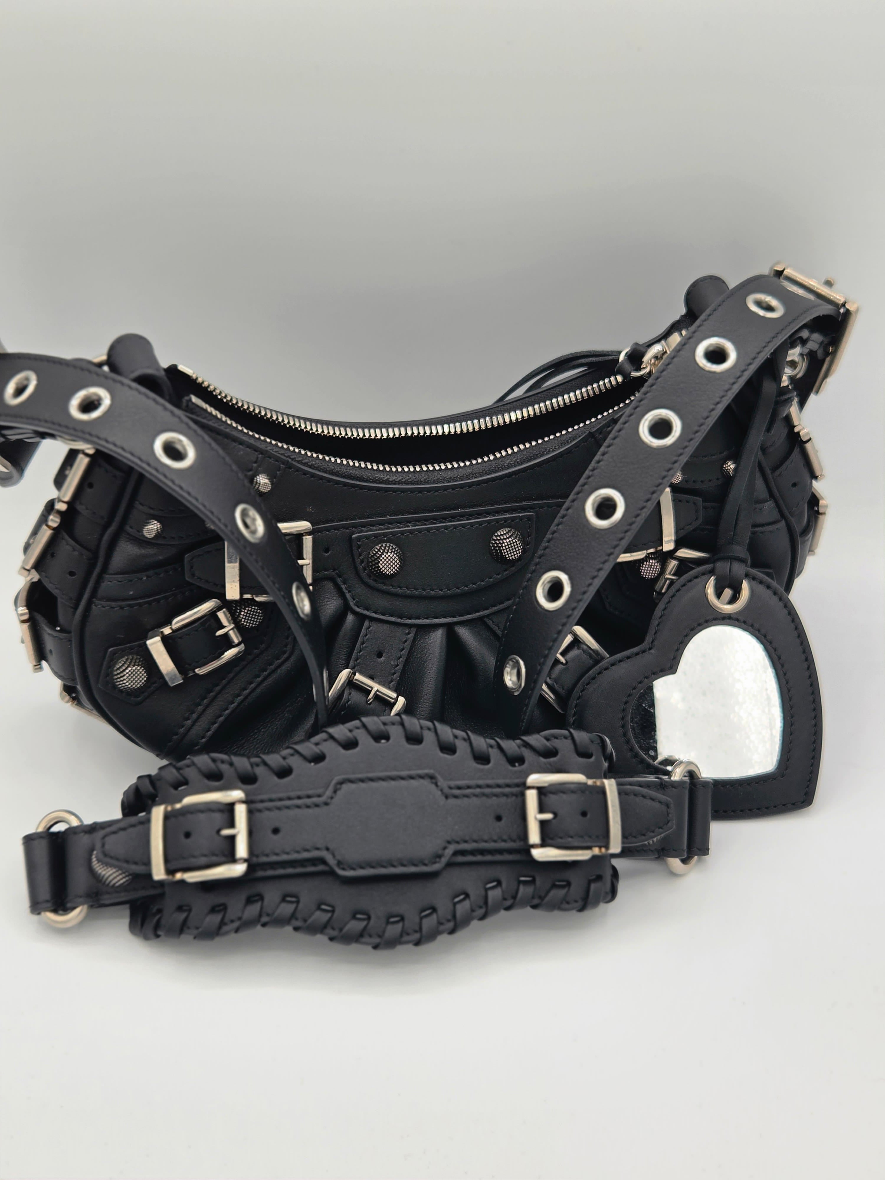 Balenciaga Le Cagole XS Shoulder Bag – Buckle Detail | Black Calfskin | Pre-Owned