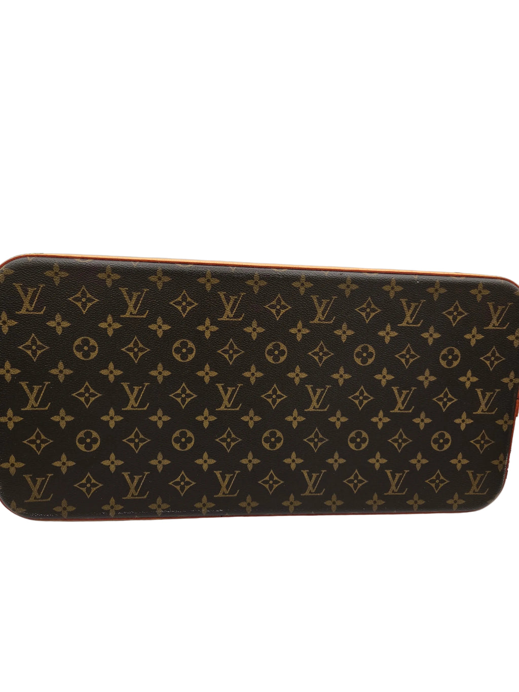 Louis Vuitton monogram patterned bag on a white background