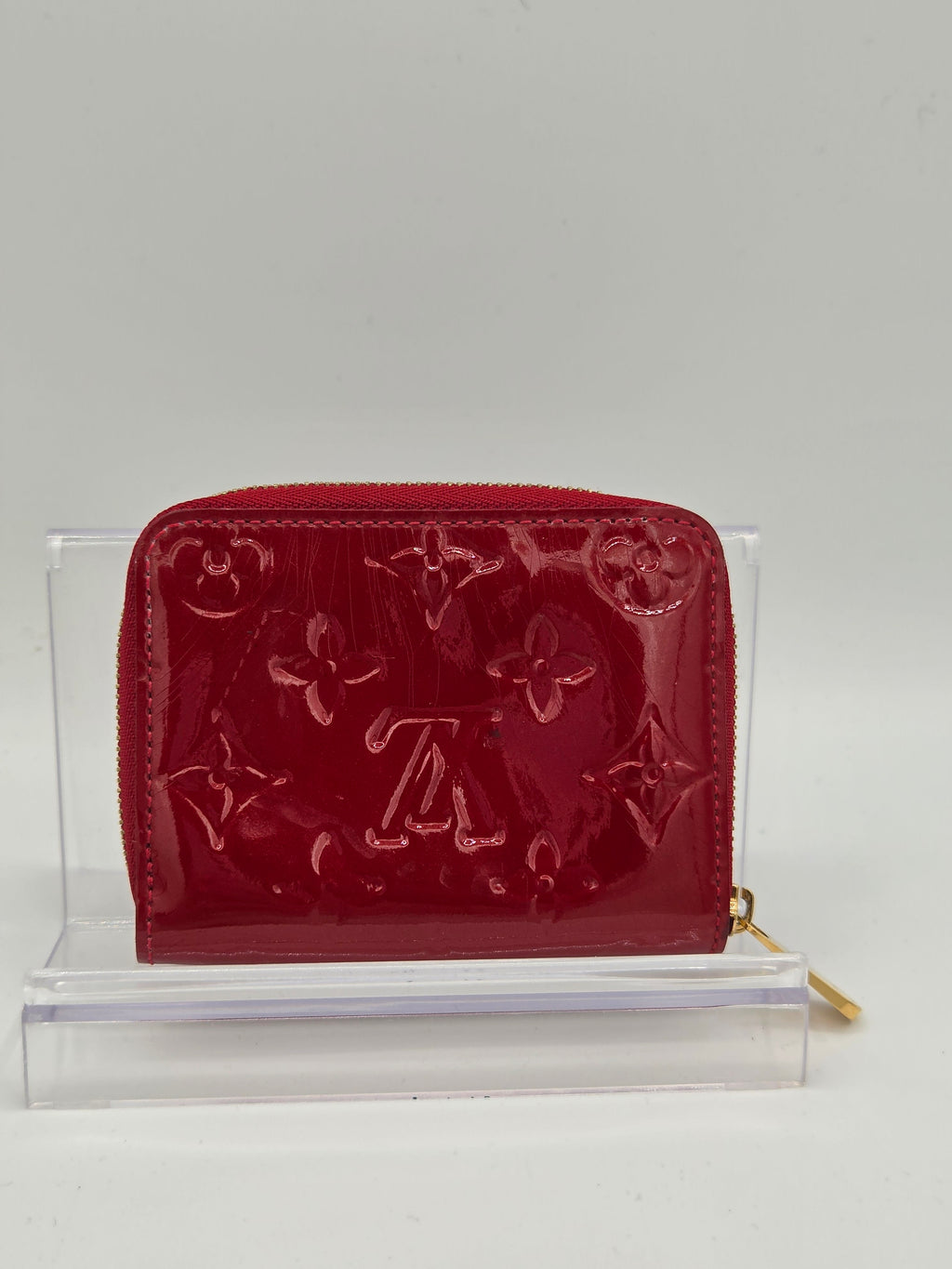 Louis Vuitton Zippy Coin Purse – Vernis Pomme D’Amour Red | Compact Wallet | Pre-Owned