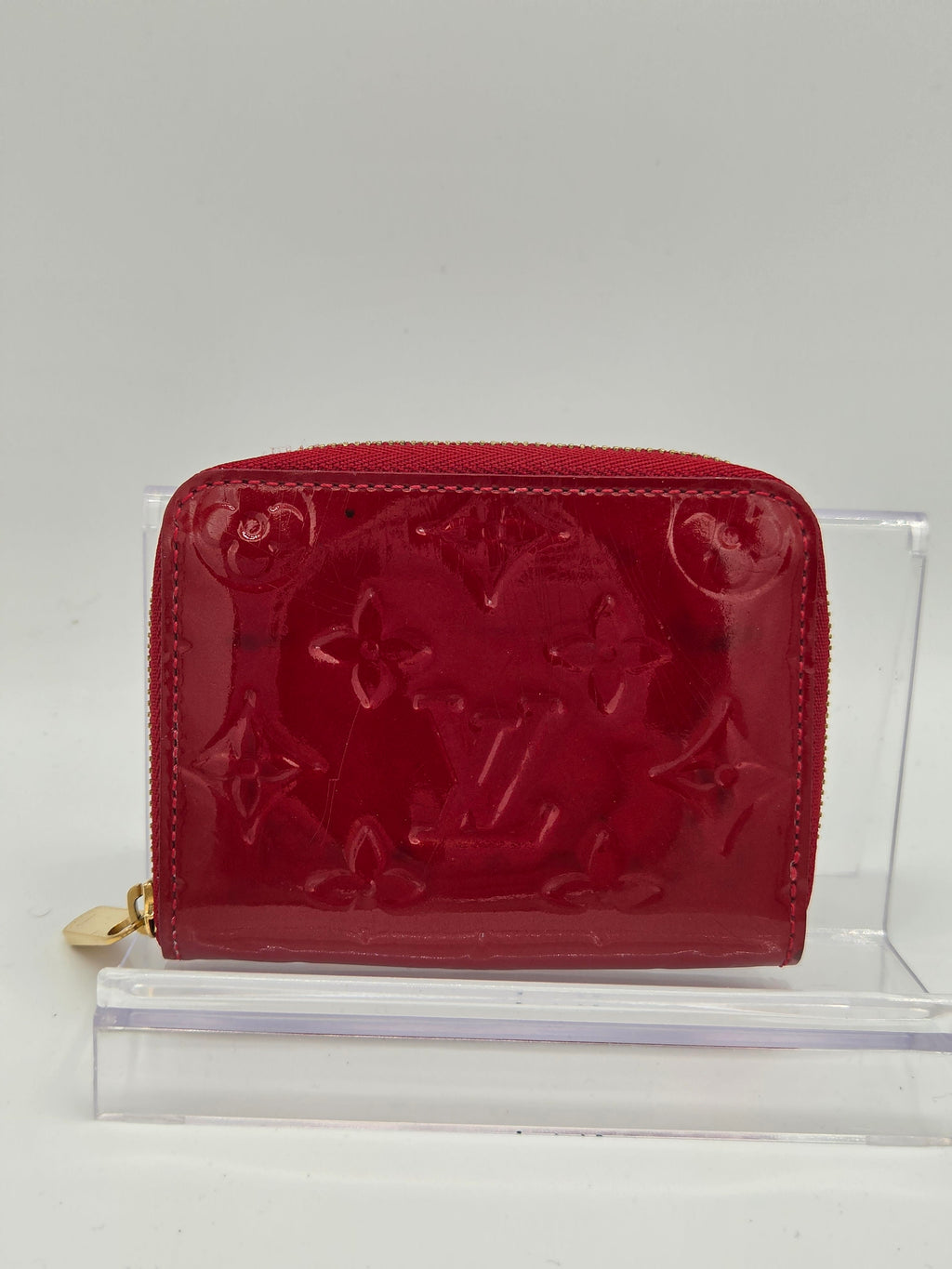 Louis Vuitton Zippy Coin Purse – Vernis Pomme D’Amour Red | Compact Wallet | Pre-Owned