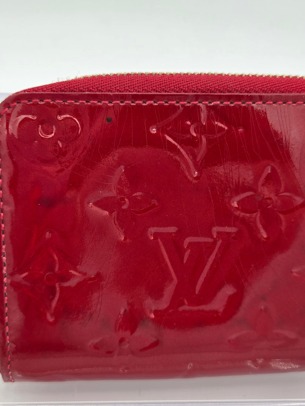 Louis Vuitton Zippy Coin Purse – Vernis Pomme D’Amour Red | Compact Wallet | Pre-Owned